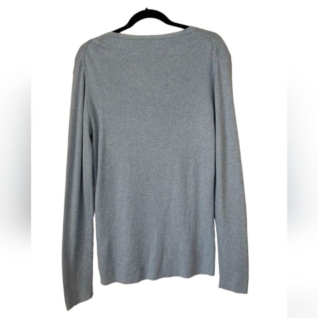 Banana Republic Banana Republic Women's Thin Ribbed Viscose Sweater Size L / US 10 / IT 46 - 3 Thumbnail