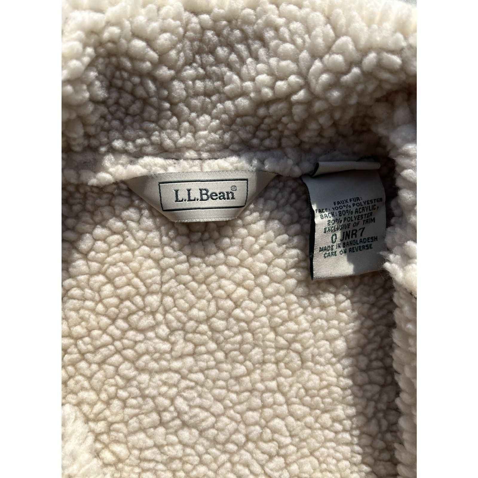 Vintage VINTAGE L.L. Bean Jacket Women Petite Medium Brown Sherpa Hippie Boho Music 60s Womens Size M / US 6-8 / IT 42-44 - 2 Thumbnail