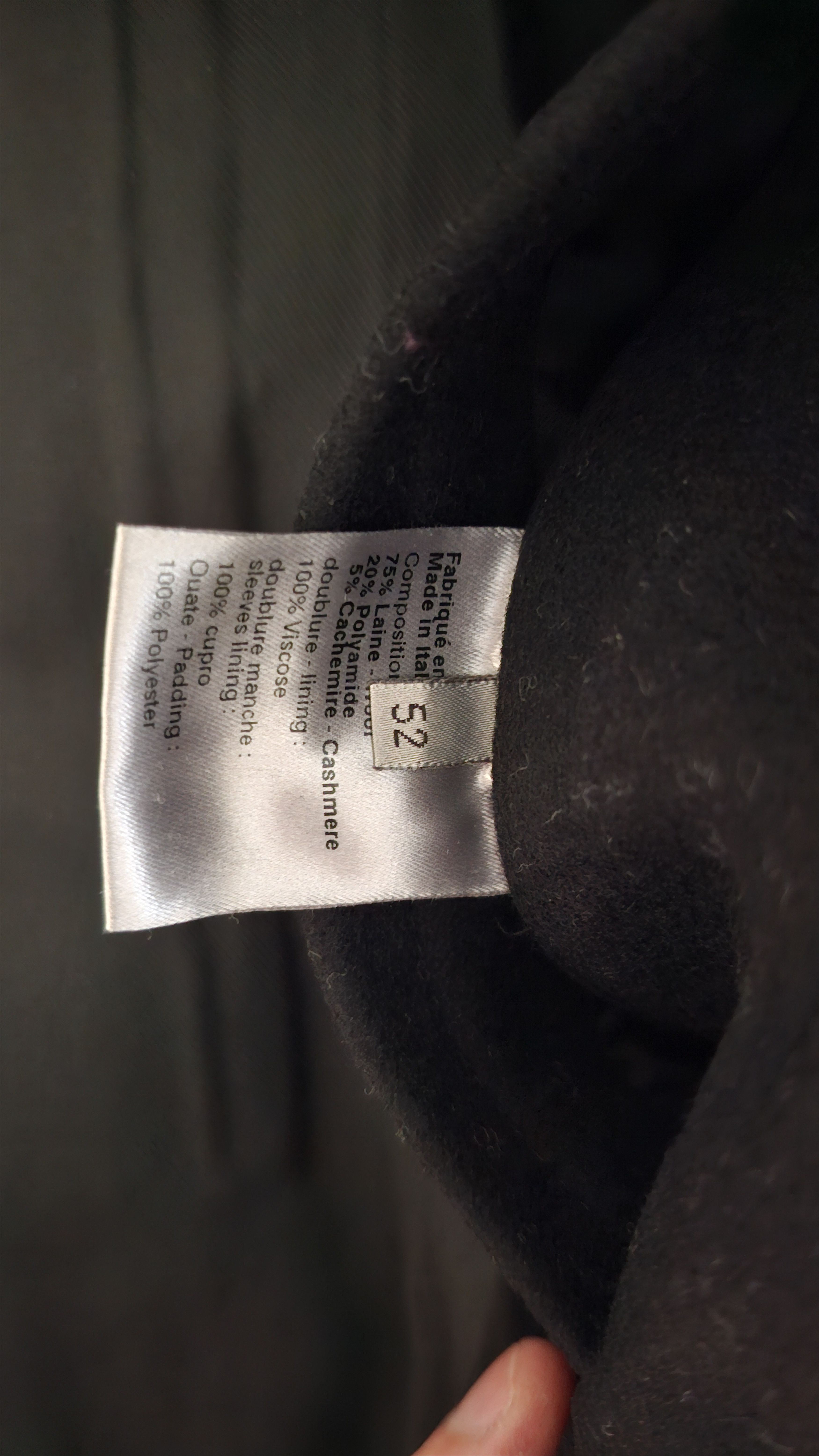 Dior Dior Homme FW 2006 A2 'Justice' wool bomber by Hedi Slimane Size US L / EU 52-54 / 3 - 8 Thumbnail