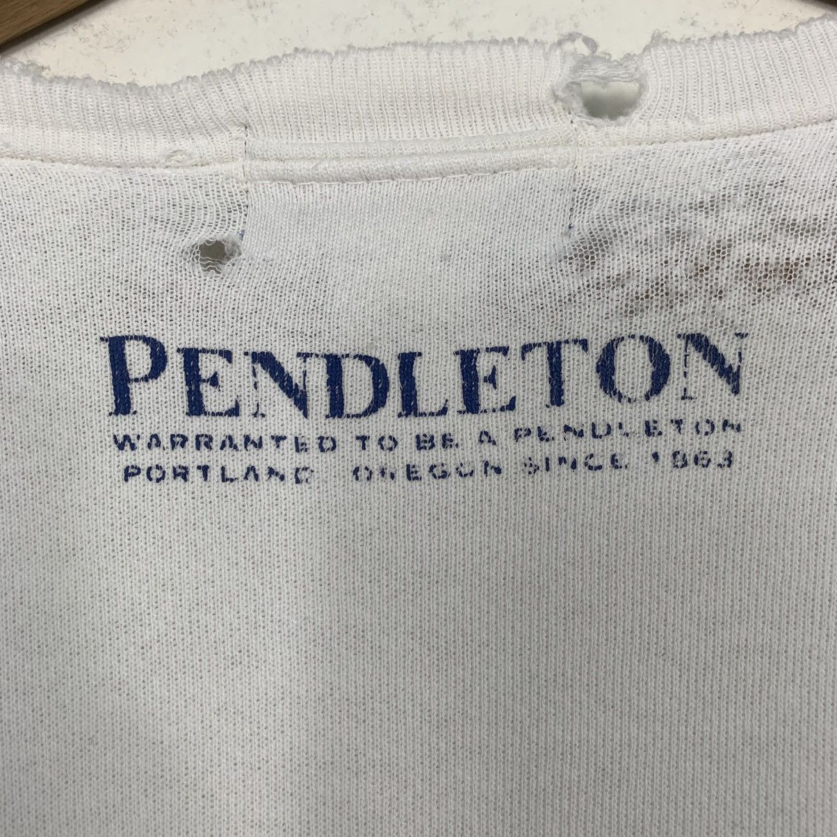 Pendleton Vintage Pendleton Big Logo Distressed Sweatshirt Size US L / EU 52-54 / 3 - 11 Thumbnail