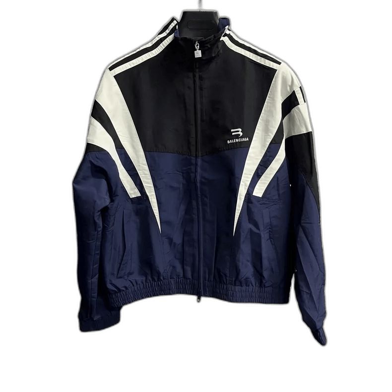 Balenciaga Balenciaga Blue Striped Sports Jacket Coat-2505 Size US L / EU 52-54 / 3 - 1 Thumbnail