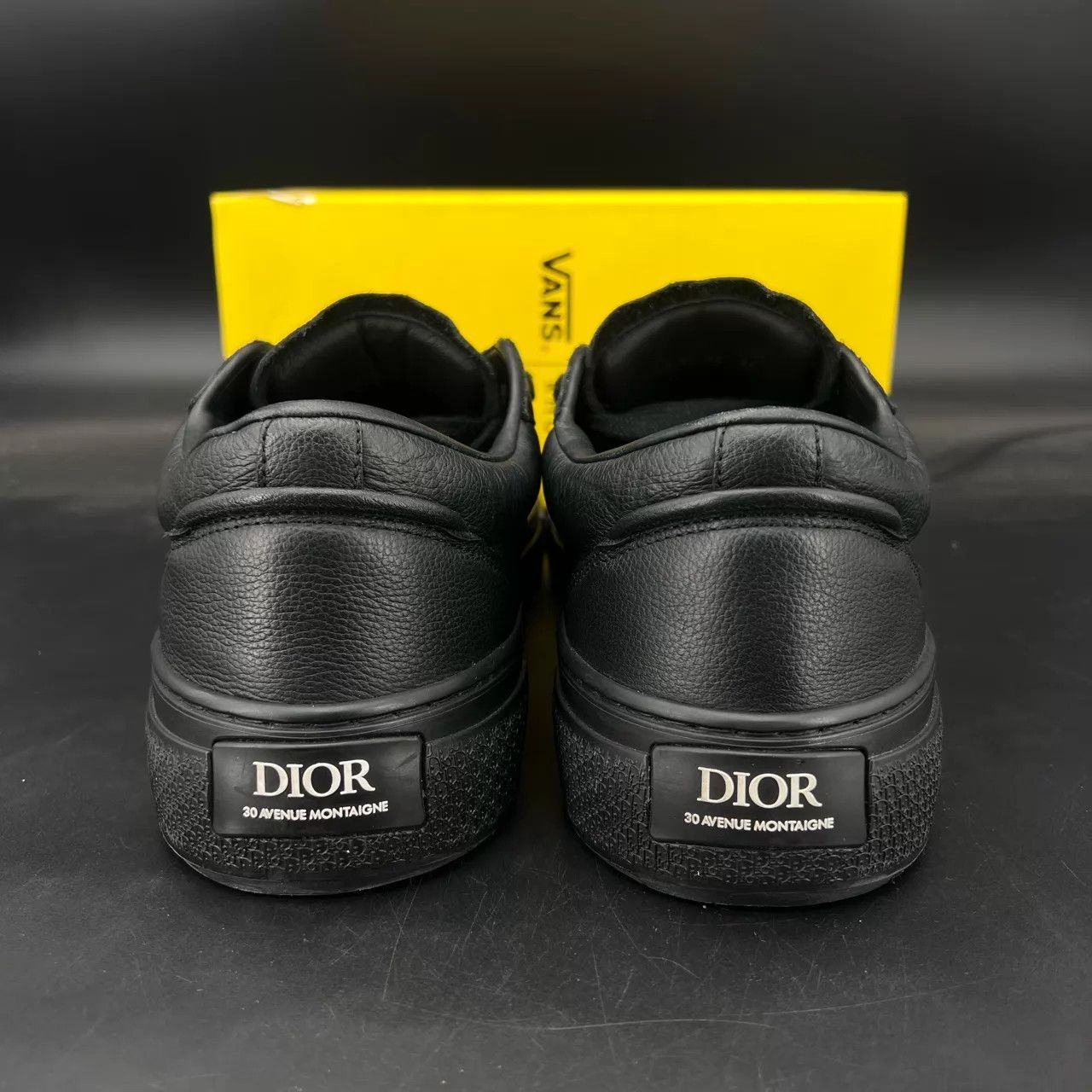 Dior Dior B33 Black Embossed 46 (Box, Soles Taped, Worn) Size US 13 / EU 46 - 5 Thumbnail