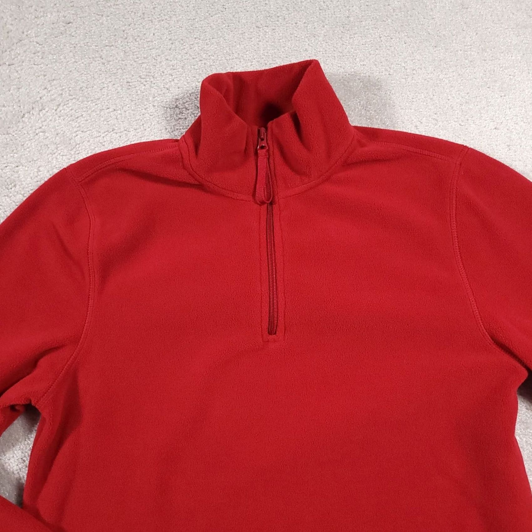 Vintage VINTAGE St. John's Bay Fleece 1/4 Zip Pullover Shirt Mens Small Red Outdoors Long Sleeve Size US S / EU 44-46 / 1 - 3 Thumbnail