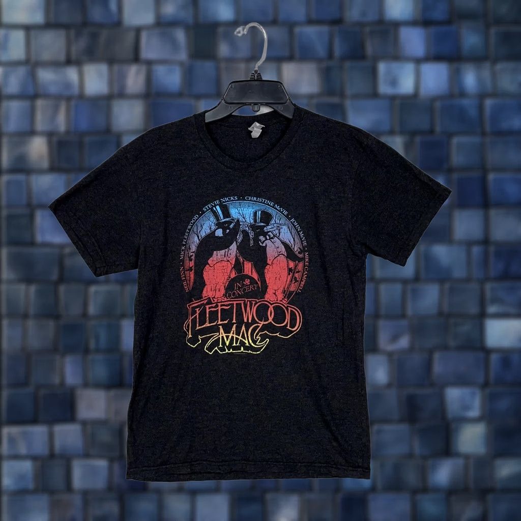 Next Level Fleetwood Mac Shirt Mens Small Black Band Tour Concert Graphic Tee Music Penguin Size US S / EU 44-46 / 1 - 1 Thumbnail