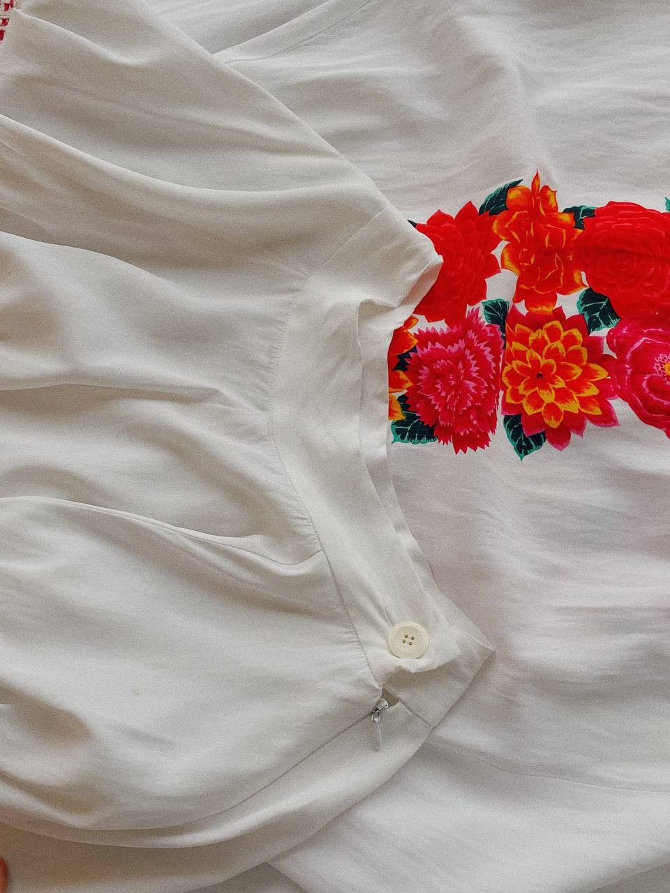 Yohji Yamamoto Yohji Yamamoto 1987 Skirt SS87 Floral Cupro Archive Japan Size 24" / US 00 / IT 34 - 6 Thumbnail