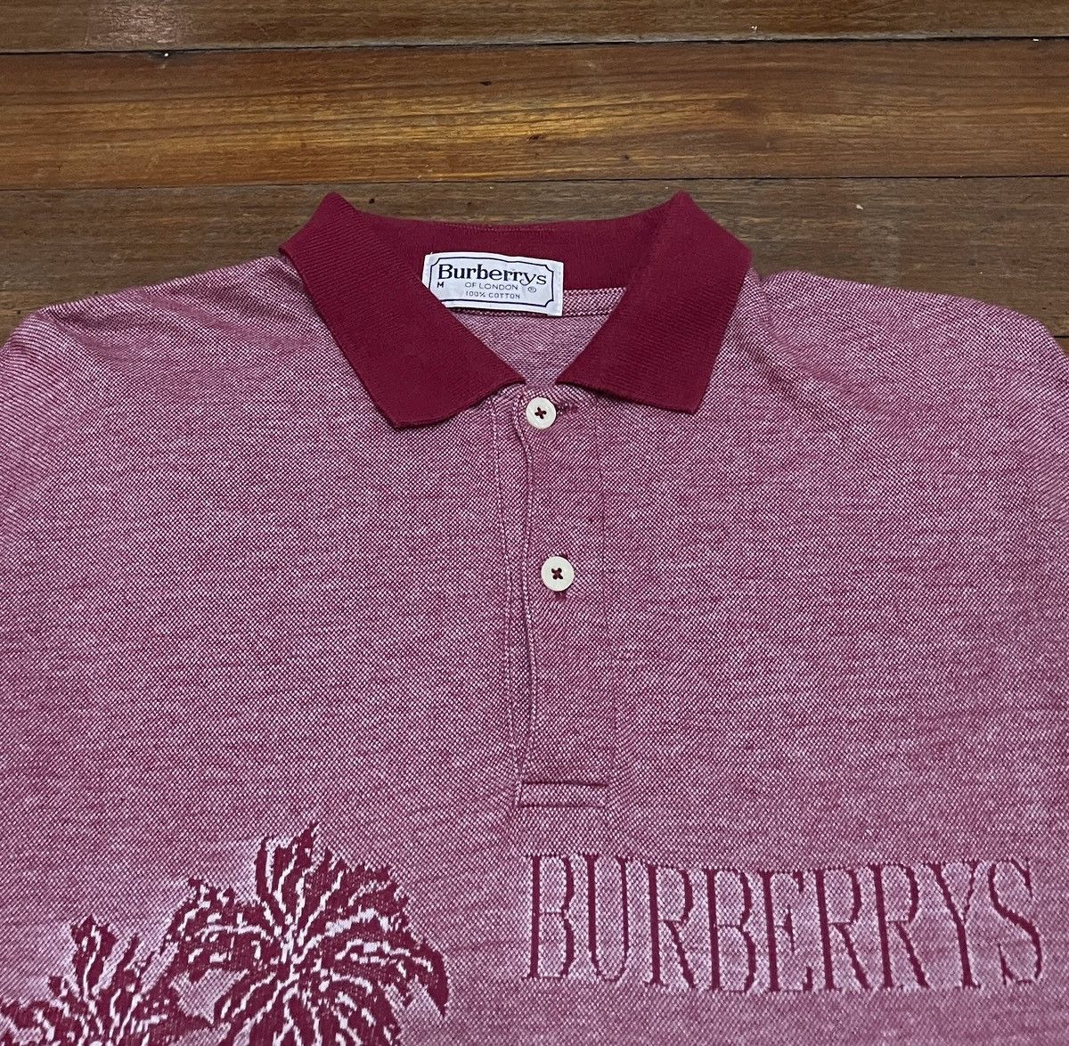 Burberry Very Rare Design Vintage Brand Burberry’s Golf T-shirt 1990s Size US M / EU 48-50 / 2 - 3 Thumbnail