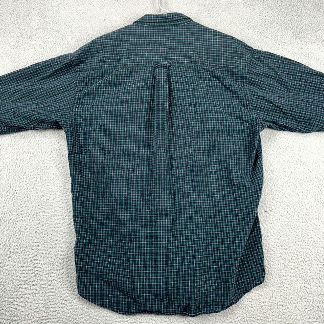Pendleton Pendleton Shirt Mens Large Navy Green Plaid Flannel Button Down Front Pocket Size US L / EU 52-54 / 3 - 3 Thumbnail