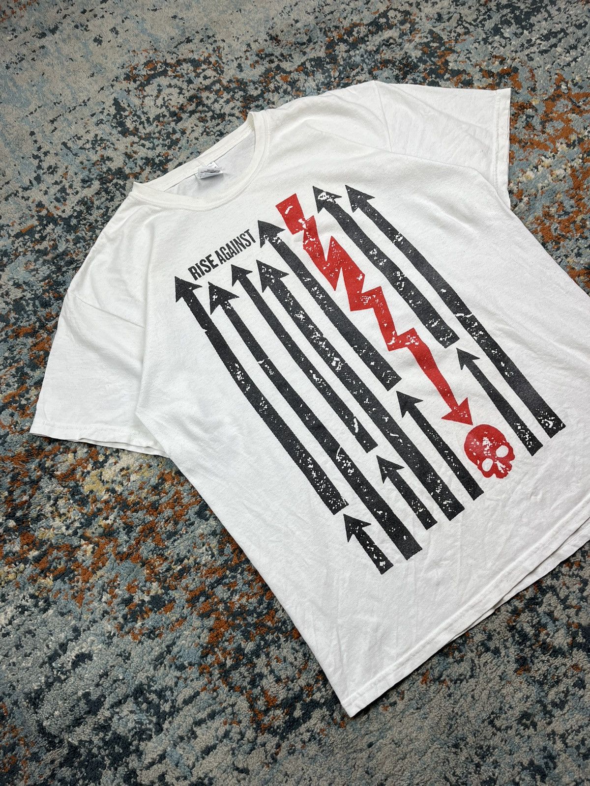 Band Tees × Vintage Vintage 00s Rise Against graphic band tee Size US XL / EU 56 / 4 - 2 Thumbnail