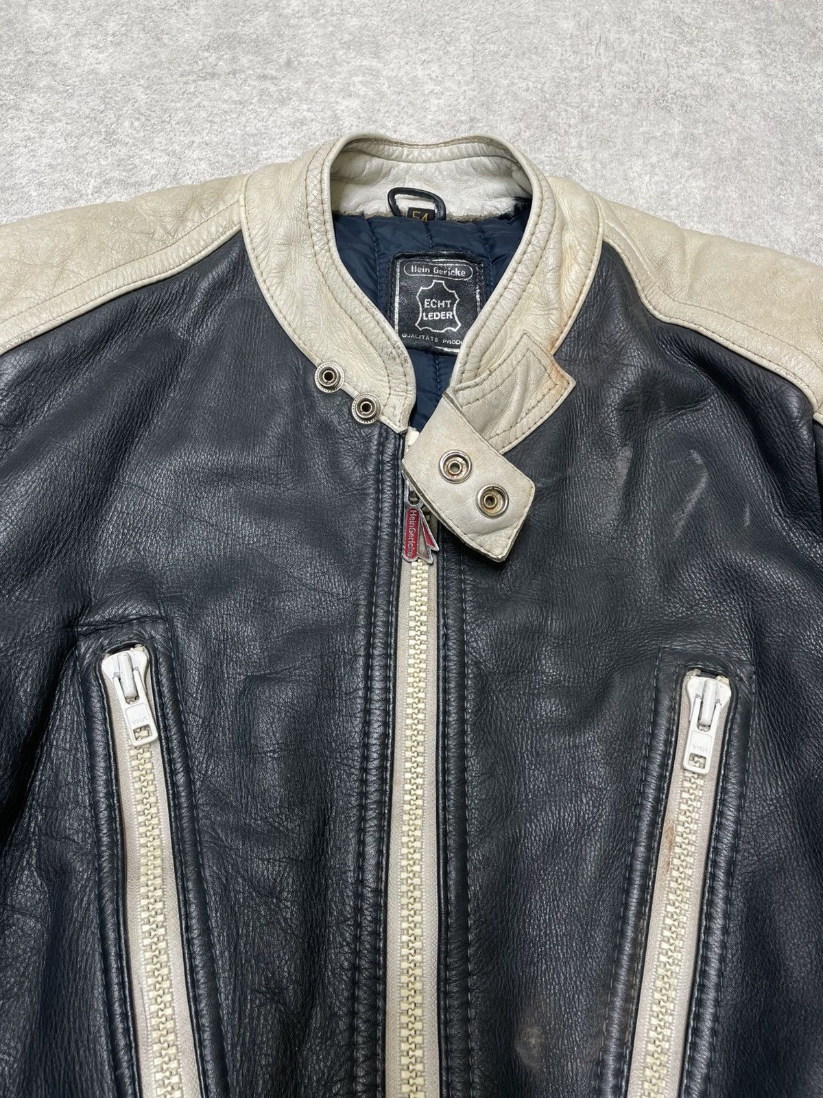 Hein Gericke Hein Gericke VTG Speed Team Racing Moto Hype Jacket Beige Size US M / EU 48-50 / 2 - 16 Thumbnail