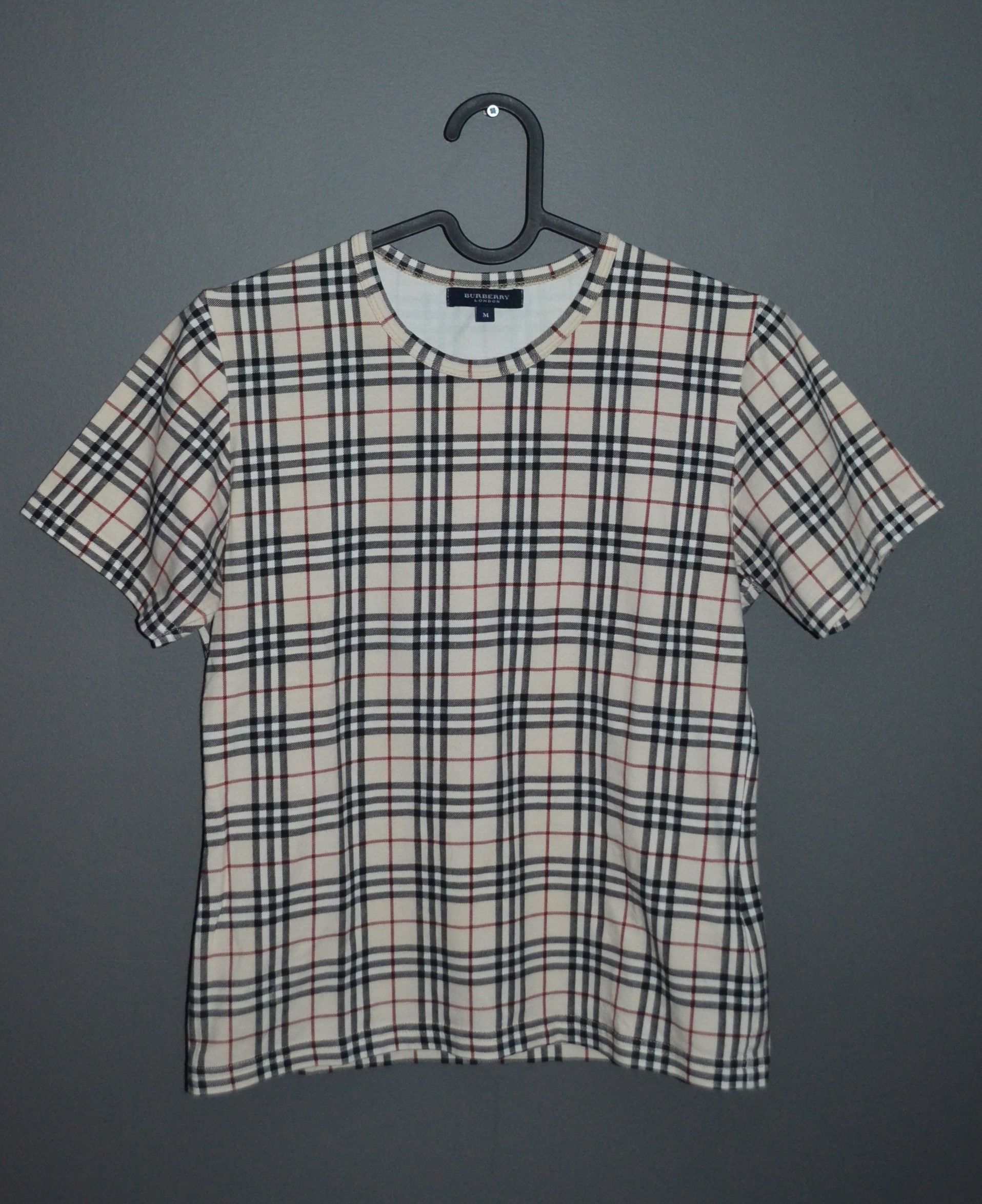 Burberry × Vintage Burberry Vintage Novacheck T-shirt Women's Stretch M Size M / US 6-8 / IT 42-44 - 2 Thumbnail