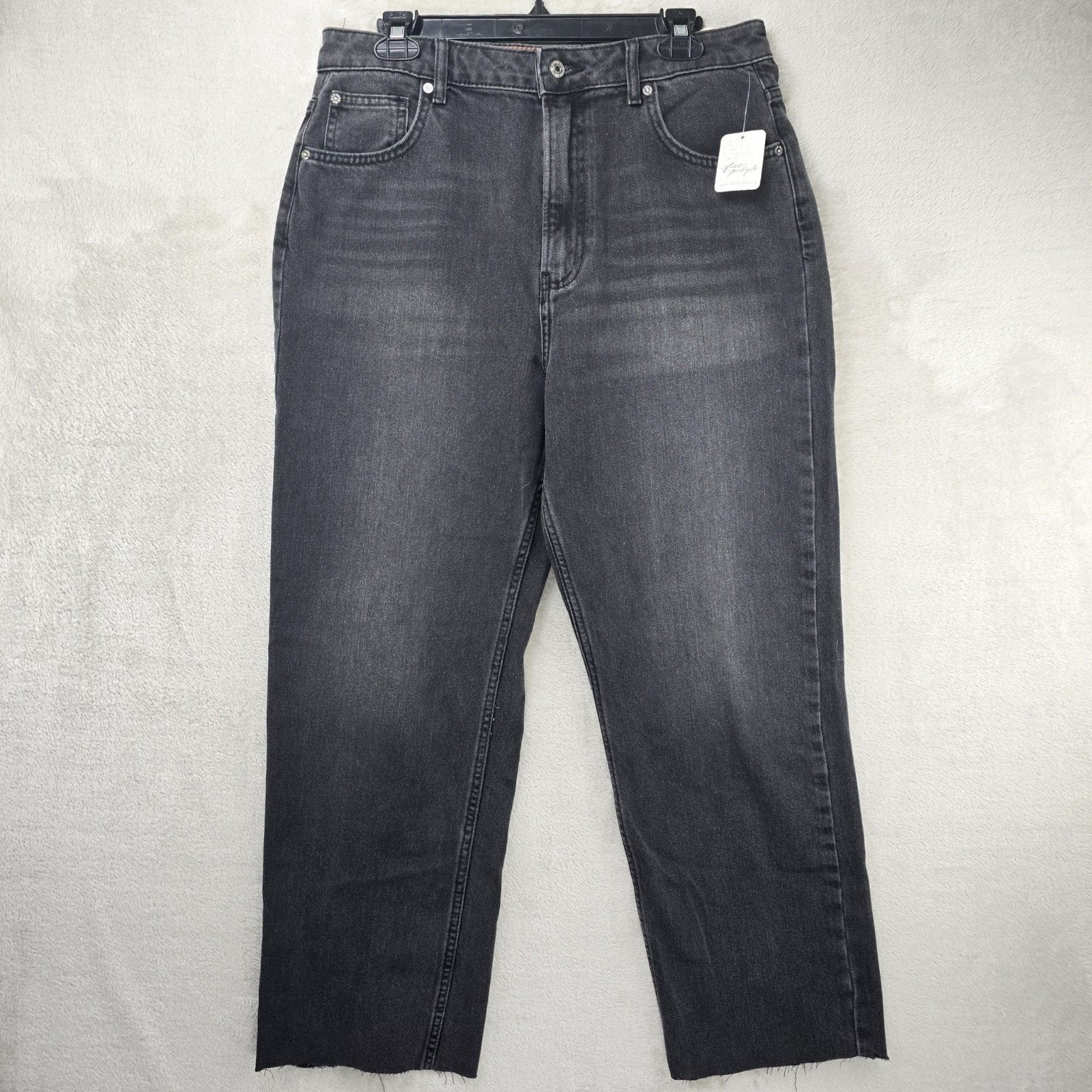 Free People Free People We The Free Pacifica Slim Straight Leg Jeans 32 Size 32" / US 10 / IT 46 - 1 Thumbnail