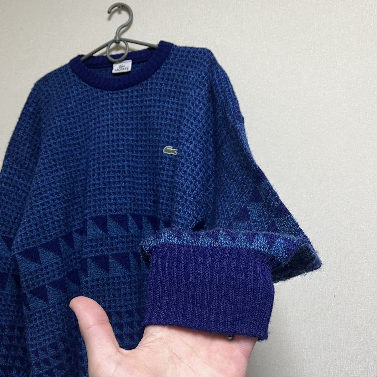 Lacoste Vintage Lacoste Sweater Wool Knit Baggy 90s Size US L / EU 52-54 / 3 - 6 Thumbnail