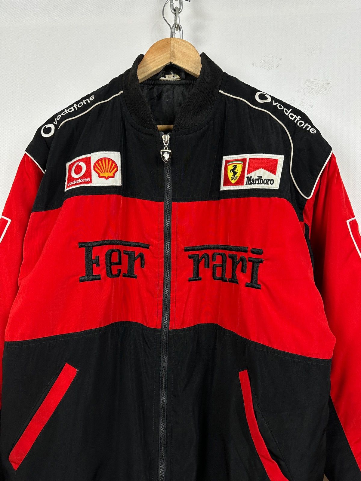 Ferrari Vintage Ferrari Michael Schumacher F1 Marlboro Racing Jacket Size US XL / EU 56 / 4 - 12 Thumbnail