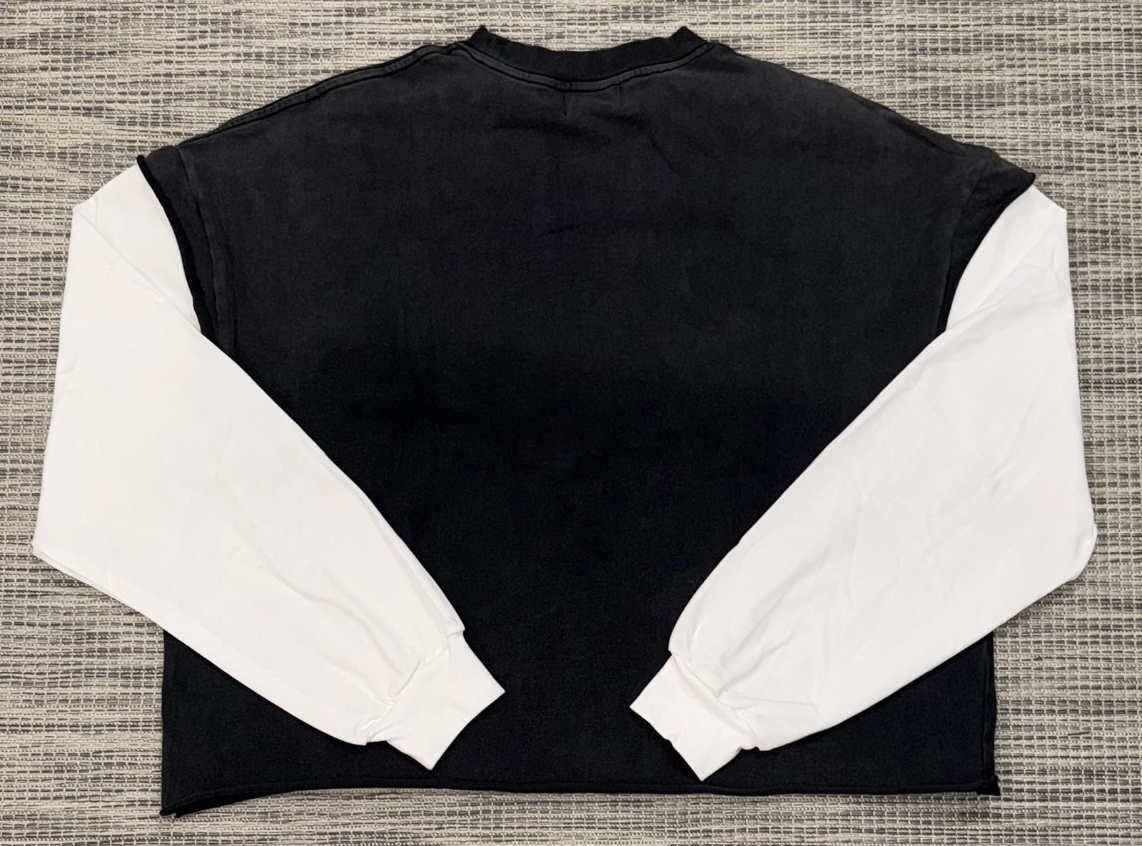 Other Stile De Amor Nero Su Bianco Men's Long Sleeve Size US XXL / EU 58 / 5 - 3 Thumbnail