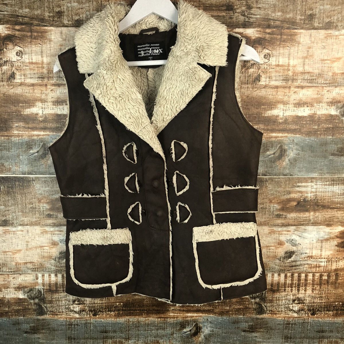 Japanese Brand Marcelle Renee Dark Brown Vest #A1447 Size US M / EU 48-50 / 2 - 3 Thumbnail