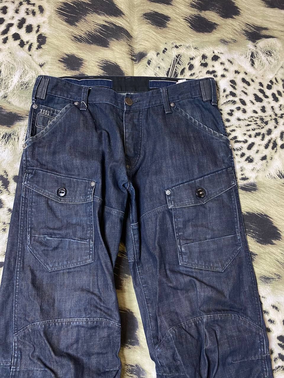 G-Star CHILL BAGGY FADED MULTIPOCKET BONDAGE CARGO PANTS Size US 32 / EU 48 - 6 Thumbnail