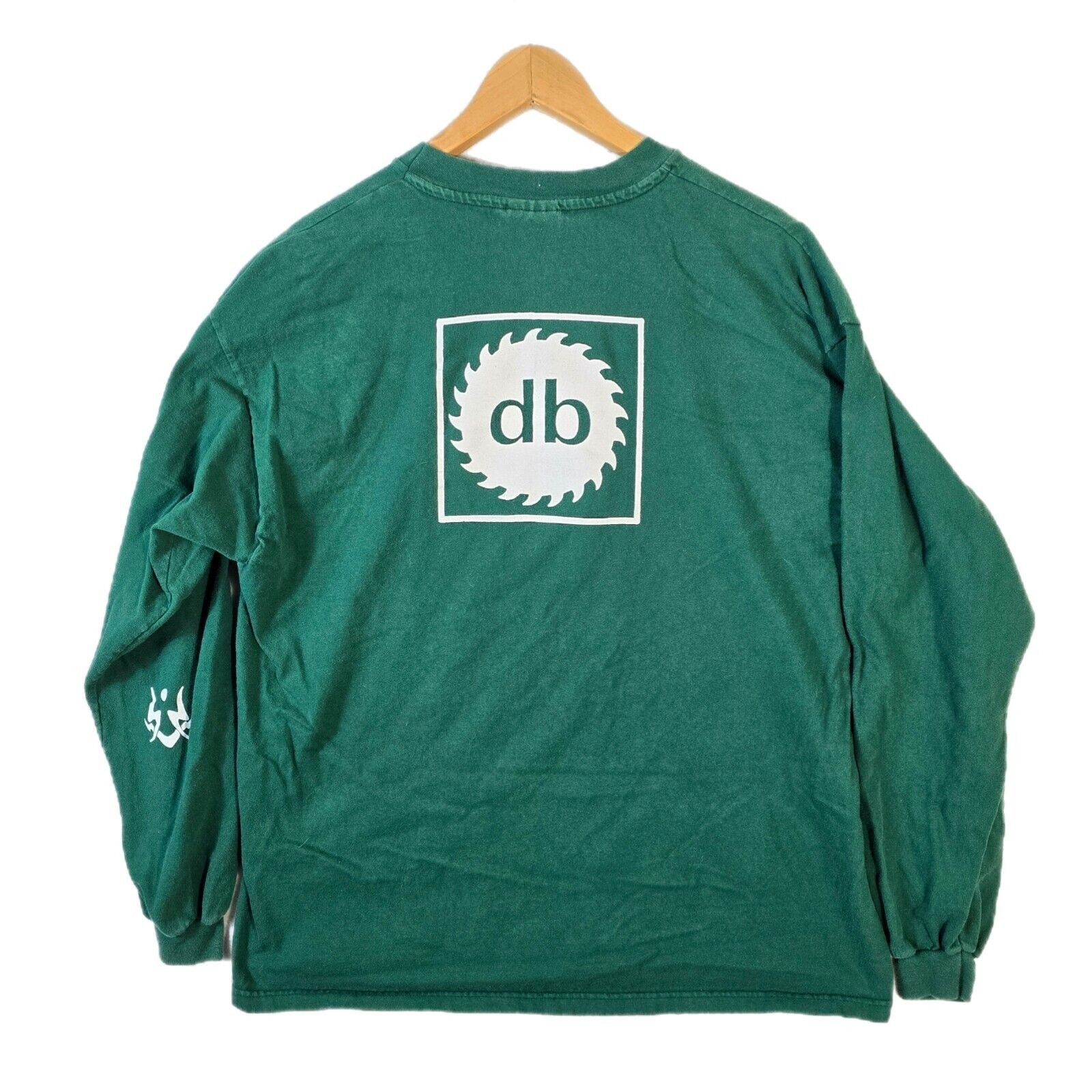 Hanes Vintage 90s Diesel Boy Punk Band Green Long Sleeve Tee XL Size US XL / EU 56 / 4 - 1 Thumbnail