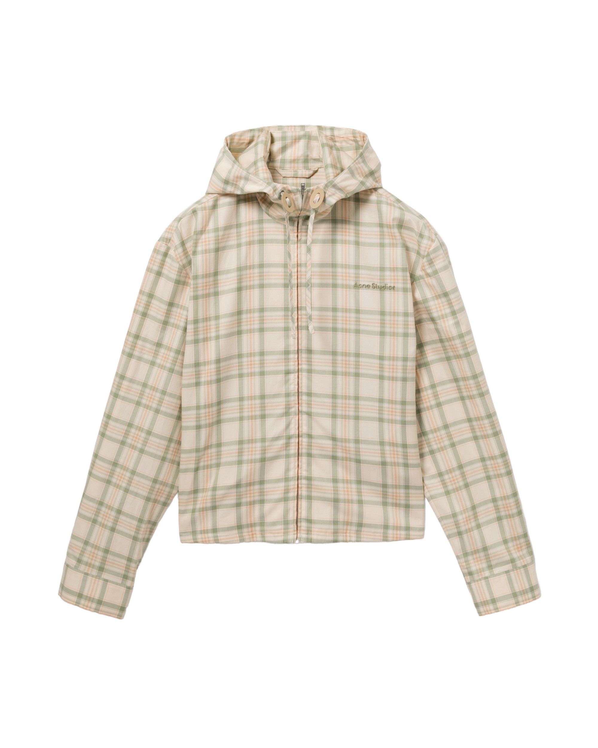 Acne Studios Acne Studios Plaid Hooded Jacket Size M / US 6-8 / IT 42-44 - 1 Thumbnail