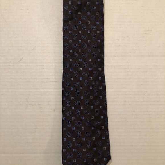 Robert Talbott Robert talbott men's new brown silk tie 3 1/2" X 58 1/2" Size ONE SIZE - 2 Thumbnail