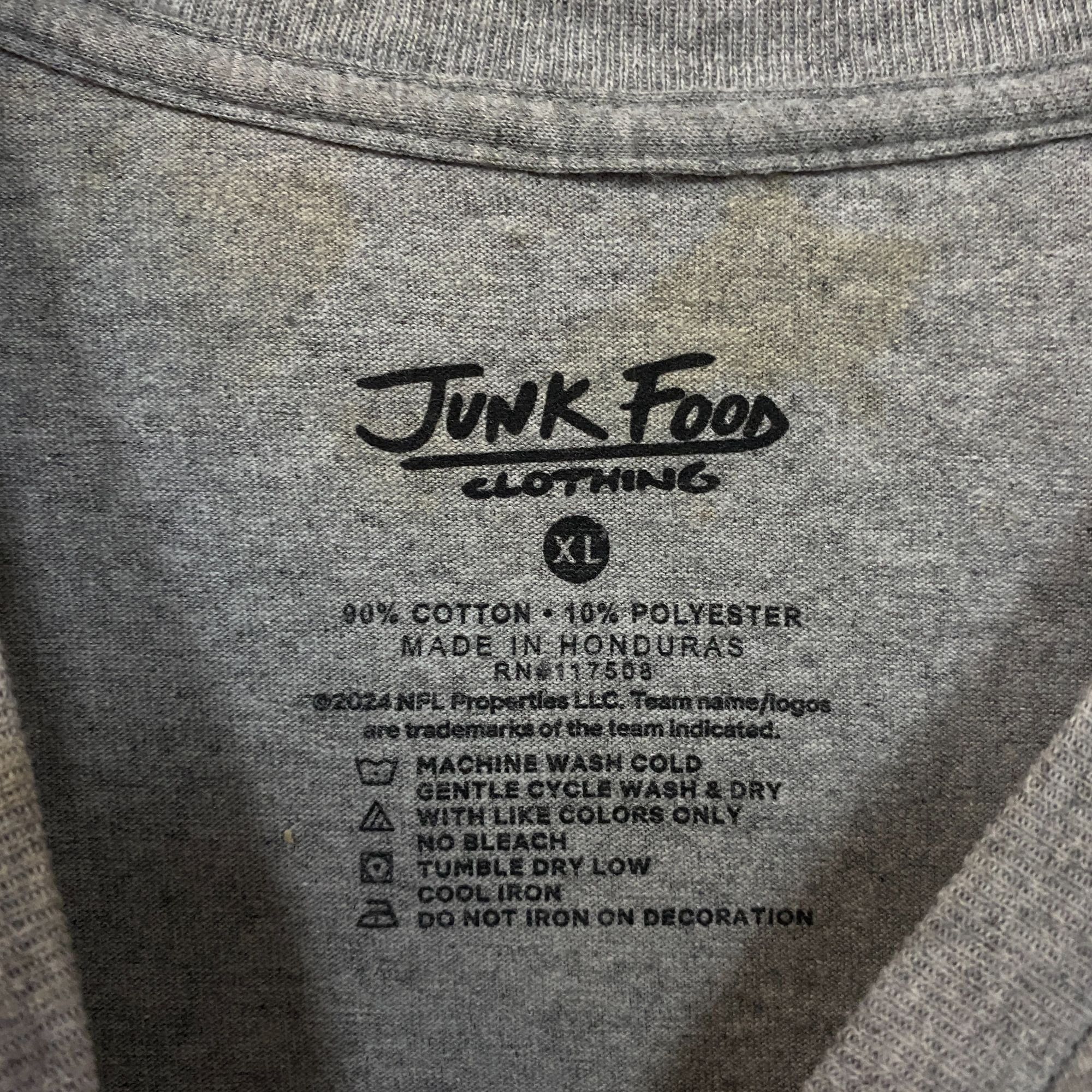 Junk Food NFL Junk Food Seattle Seahawks Gray Tshirt Size XL Size US XL / EU 56 / 4 - 5 Thumbnail