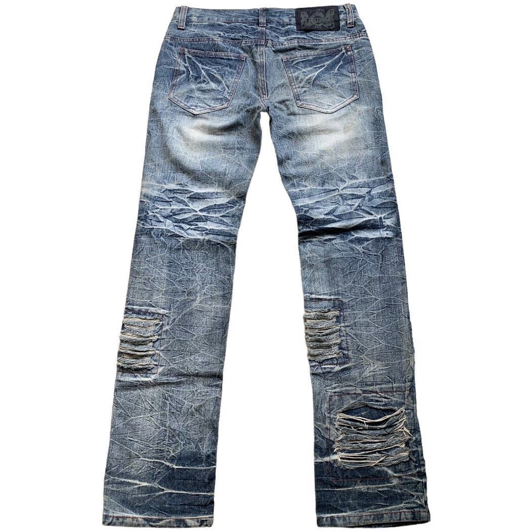 Beauty Beast × Hysteric Glamour × Japanese Brand Distressed denim lowbox japanese retropunk Size US 34 / EU 50 - 2 Thumbnail