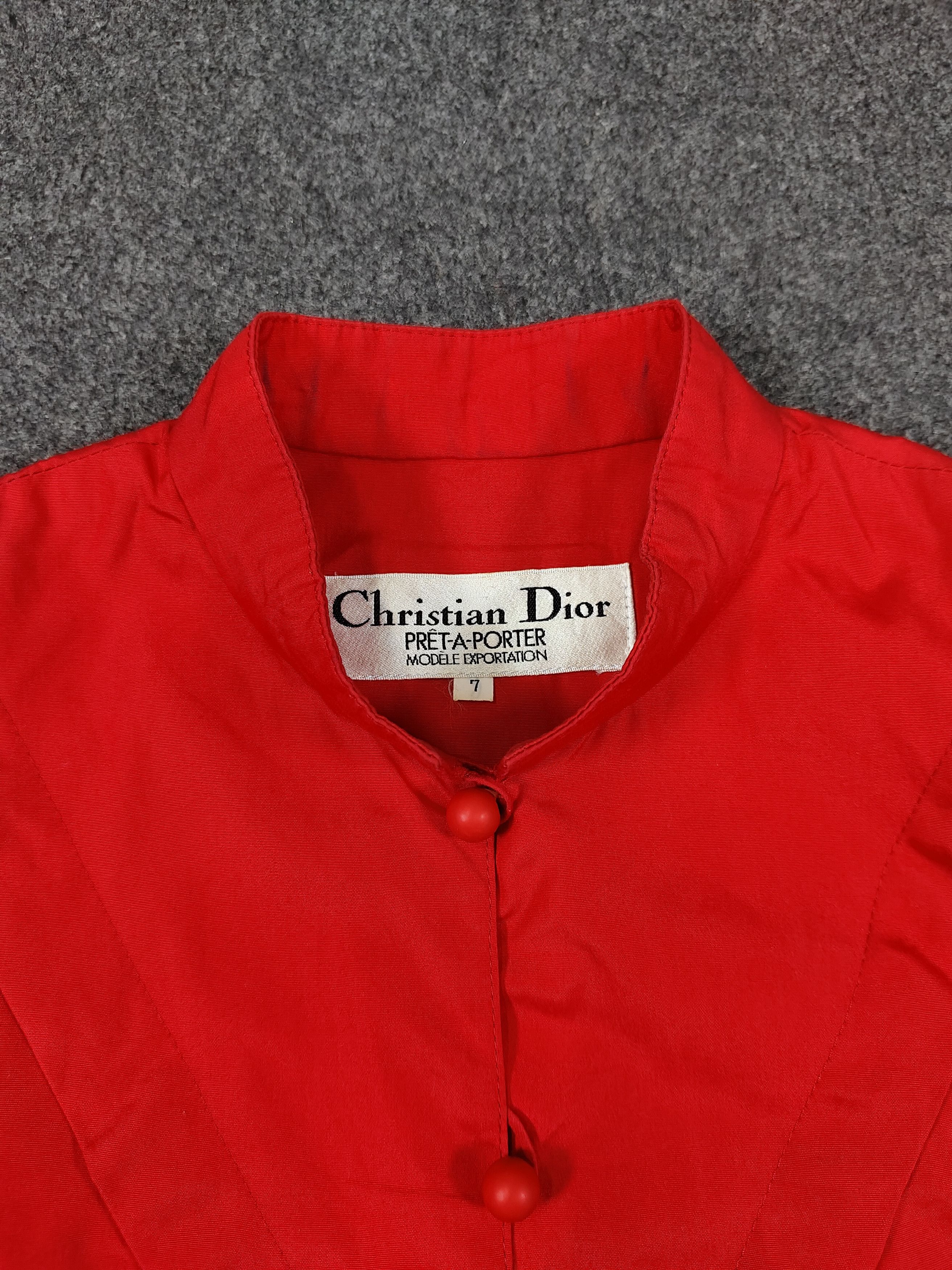 Christian Dior Monsieur 90s Christian Dior - Architectural V-Shaped Panel Blouse Size M / US 6-8 / IT 42-44 - 8 Thumbnail