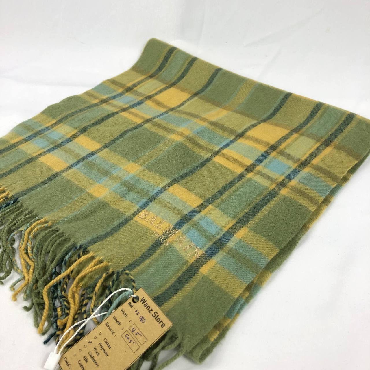 Vintage Balmain Scarf / Muffler / Neckwear FS010 Size ONE SIZE - 2 Thumbnail