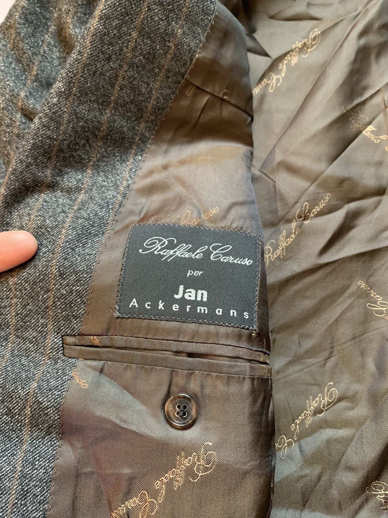 Other Raffaele Caruso per Jan Ackermans Blazer Jacket Size 54R - 5 Thumbnail