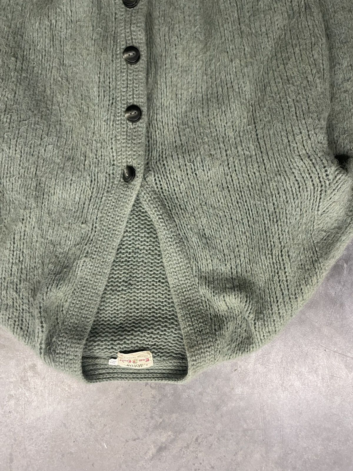 Vintage 60s Arrow Mohair Shag Cardigan