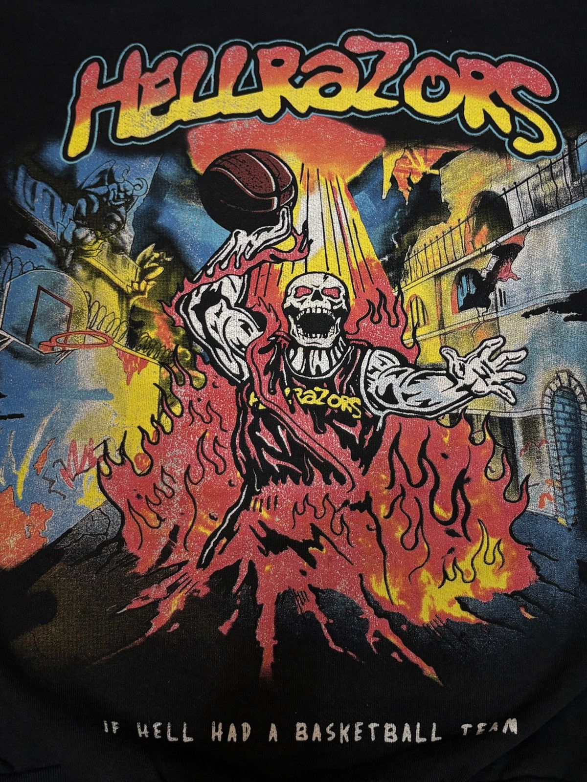 NBA × Warren Lotas 2022 Warren Lotas HELLRAZORS “If Hell Had A…” Hoodie Size L Size US L / EU 52-54 / 3 - 6 Thumbnail