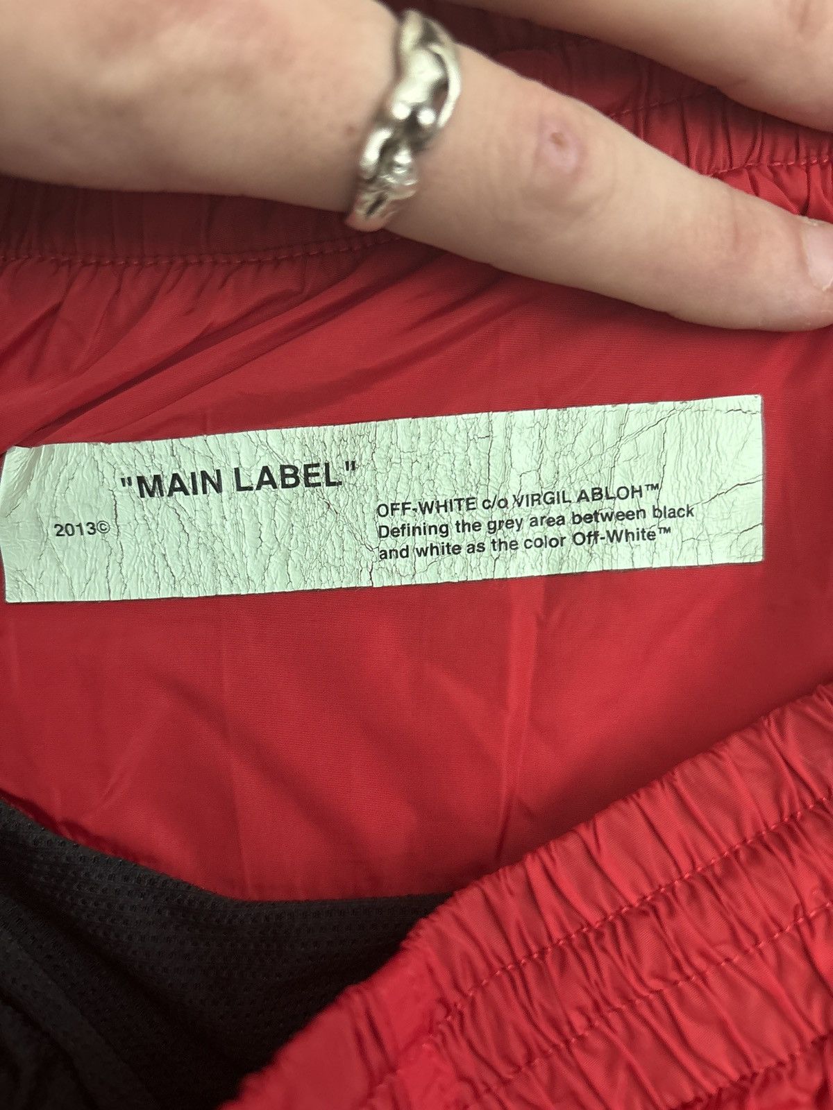 Off-White Off-White mona lisa swim trunks/athletic shorts Size US 31 - 3 Thumbnail