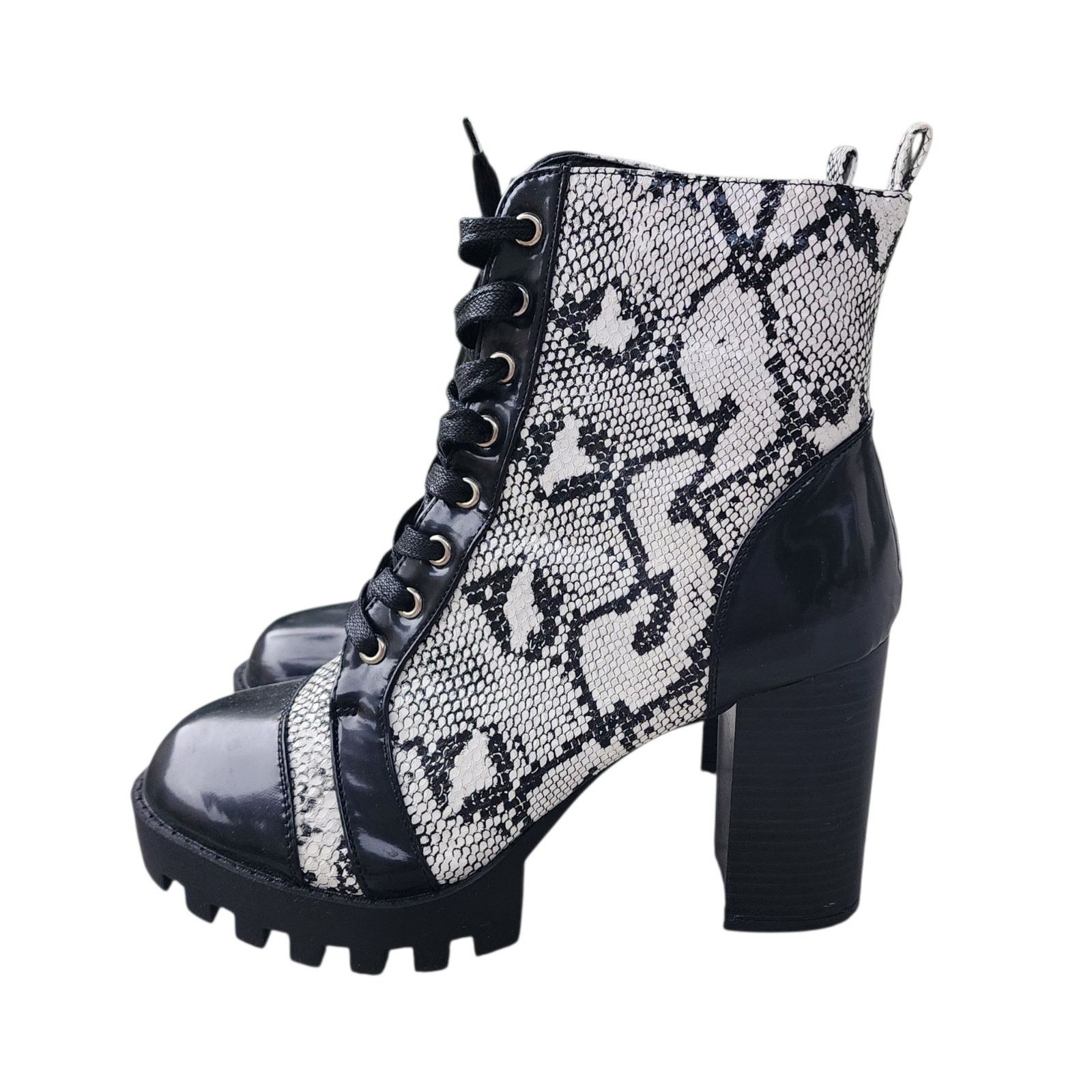 Designer Fashion Nova Up All Night Booties Glenna Platform Boots 10 Size US 10 / IT 40 - 11 Thumbnail
