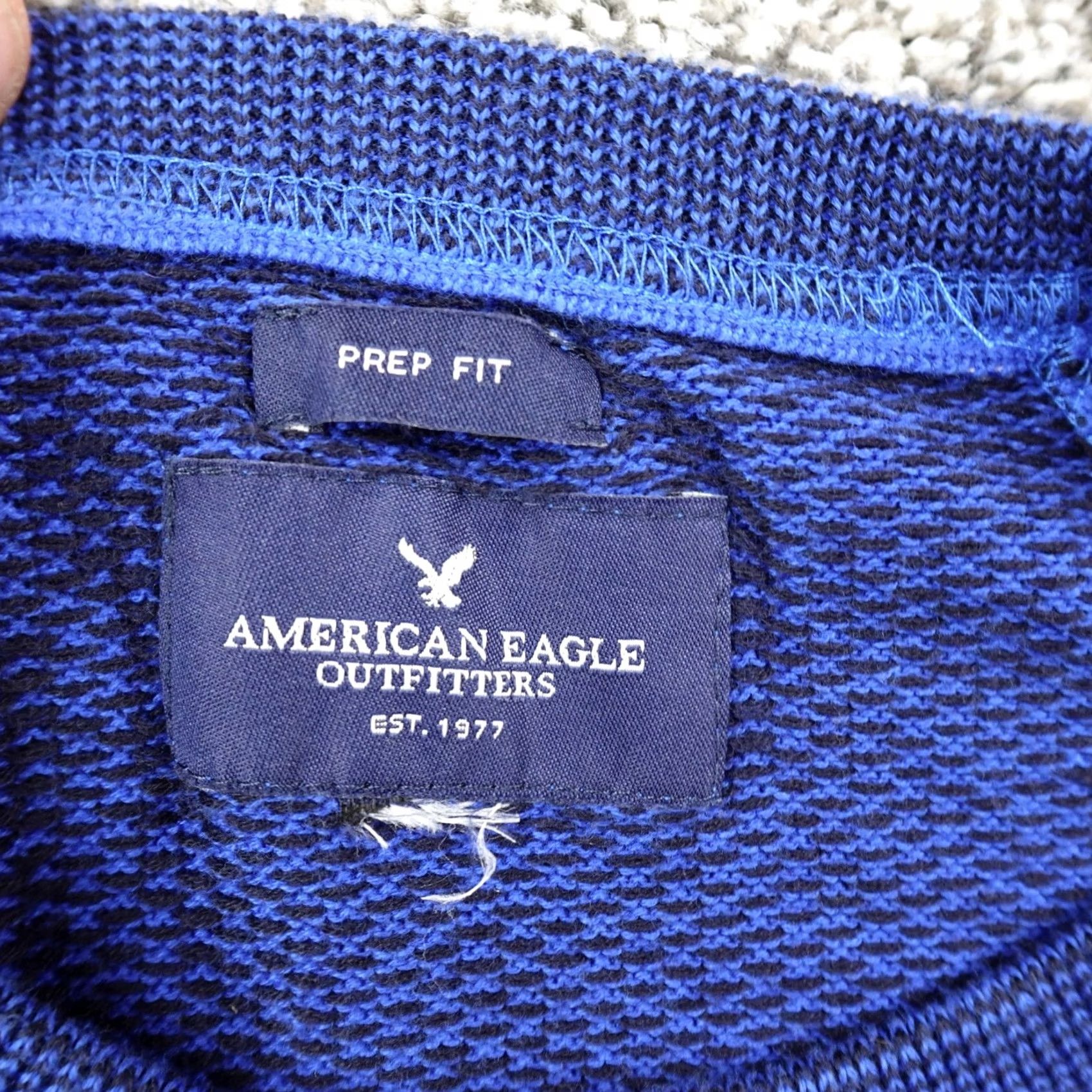 American Eagle Outfitters American Eagle Sweater Mens M Blue Pullover Crewneck Sweatshirt Preppy Casual Shirt Size US M / EU 48-50 / 2 - 3 Thumbnail