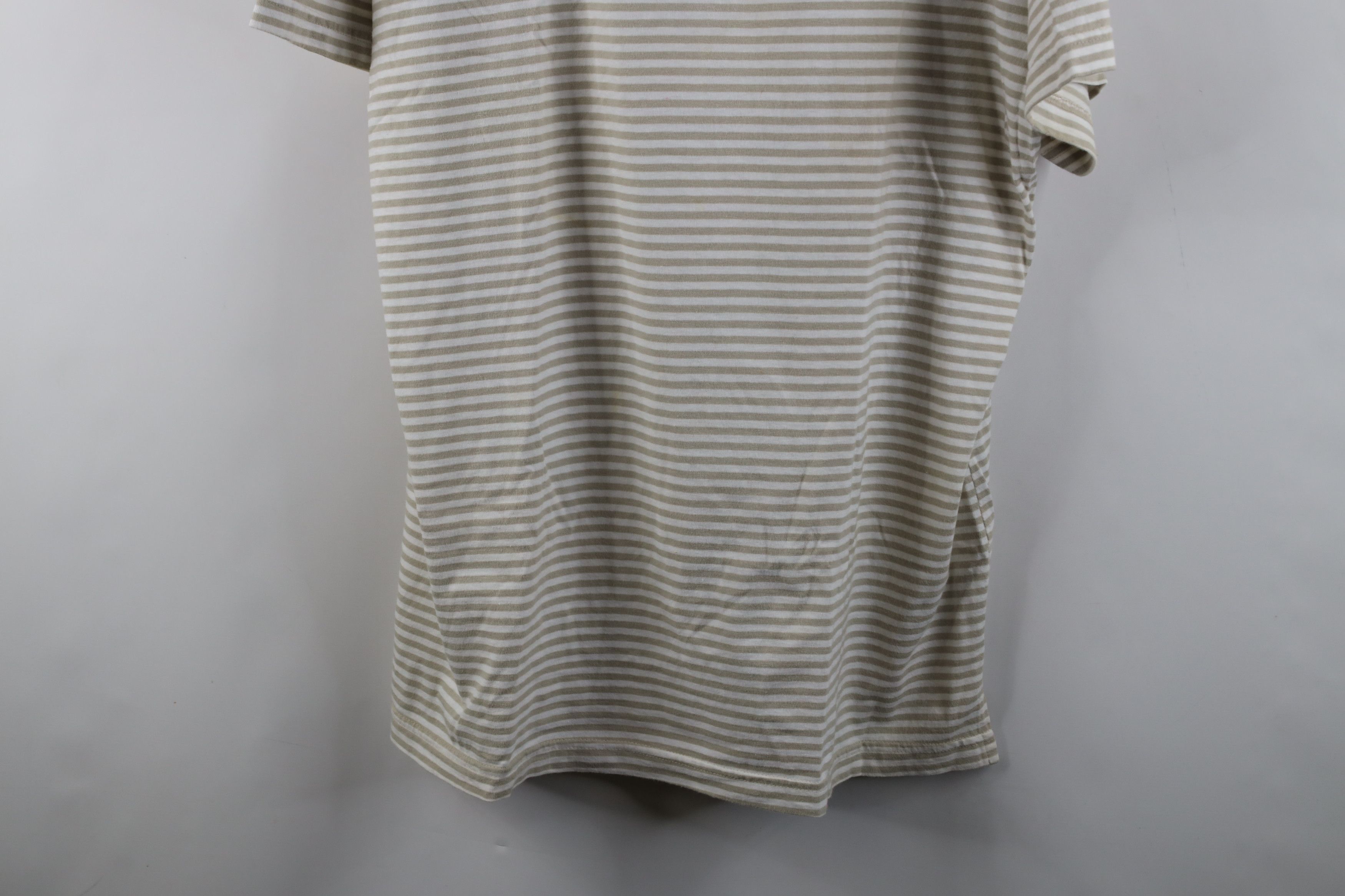 Vintage Vintage 90s Streetwear Blank Striped Short Sleeve T-Shirt Size 3XL / US 20-22 - 3 Thumbnail