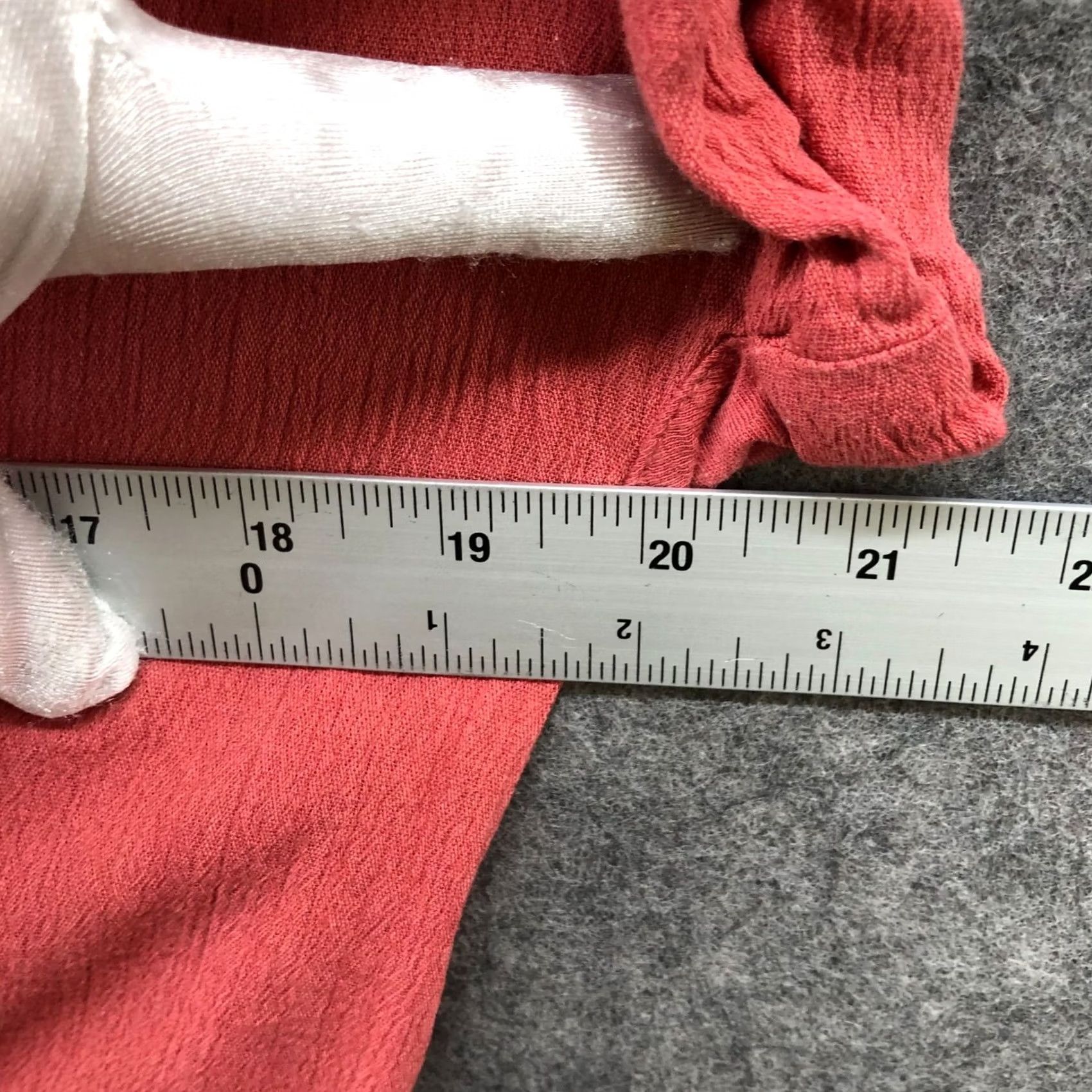 Lucky Brand Lucky Brand Popover Top Womens M Short Sleeve Coral Collared Lightweight Shirt Blouse Casual Slim Relaxed Size M / US 6-8 / IT 42-44 - 6 Thumbnail