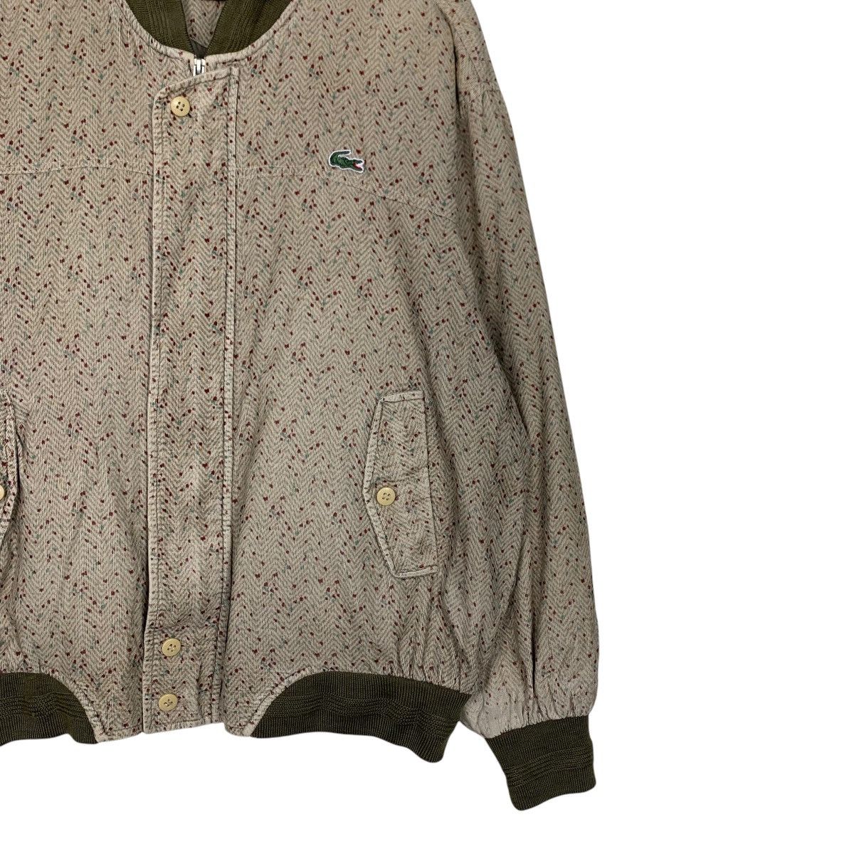 Lacoste 90’s IZOD LACOSTE Speckled Pattern Bomber Jacket #2827-C127 Size US XL / EU 56 / 4 - 7 Thumbnail