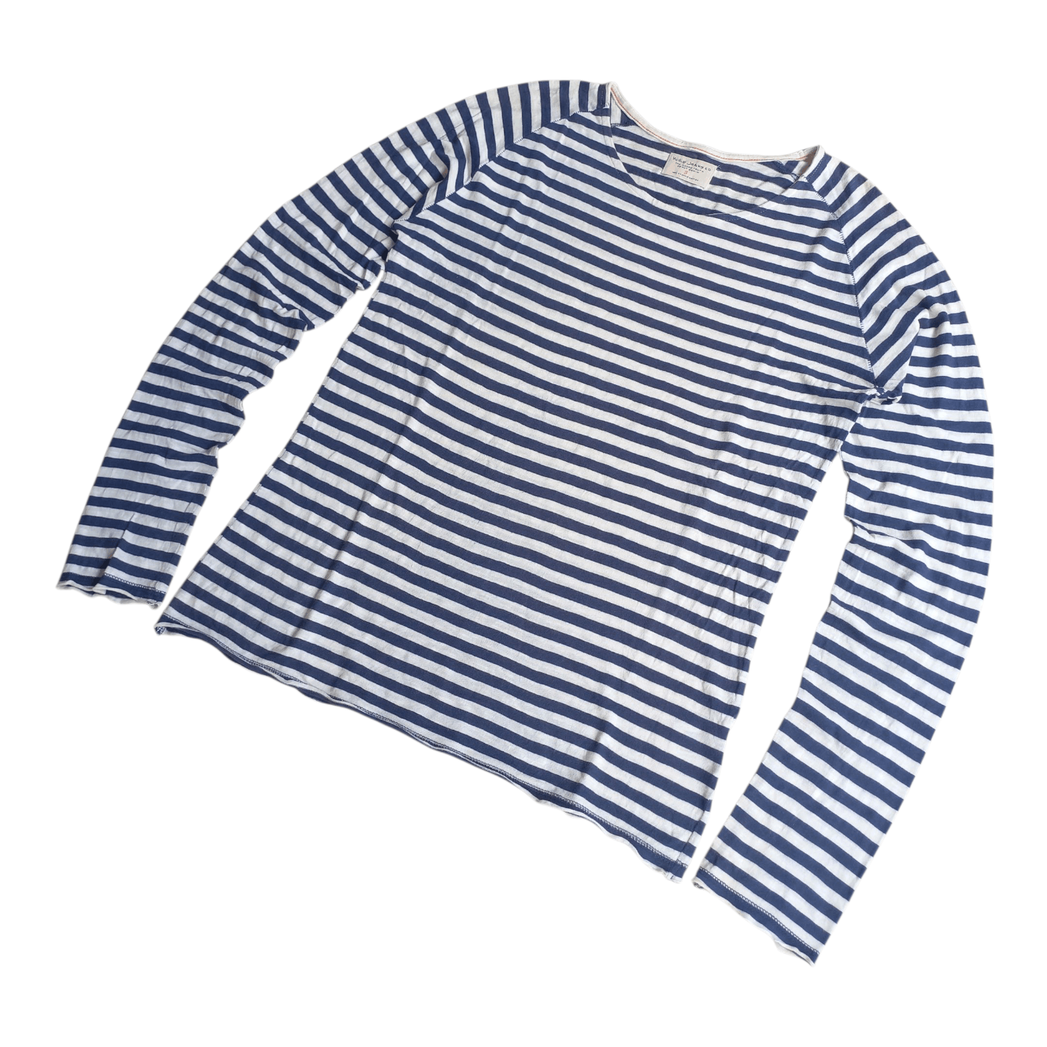 Nudie Jeans Nudie Jeans - Otto Breton Stripe Long Sleeve Tshirt Size US S / EU 44-46 / 1 - 2 Thumbnail