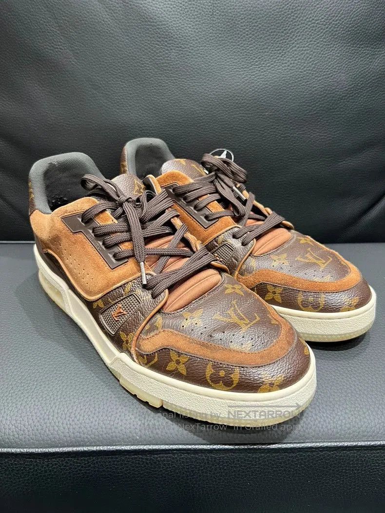Louis Vuitton Louis Vuitton Monogram Full Print Trainer Sneakers. Size US 7.5 / EU 40-41 - 2 Thumbnail