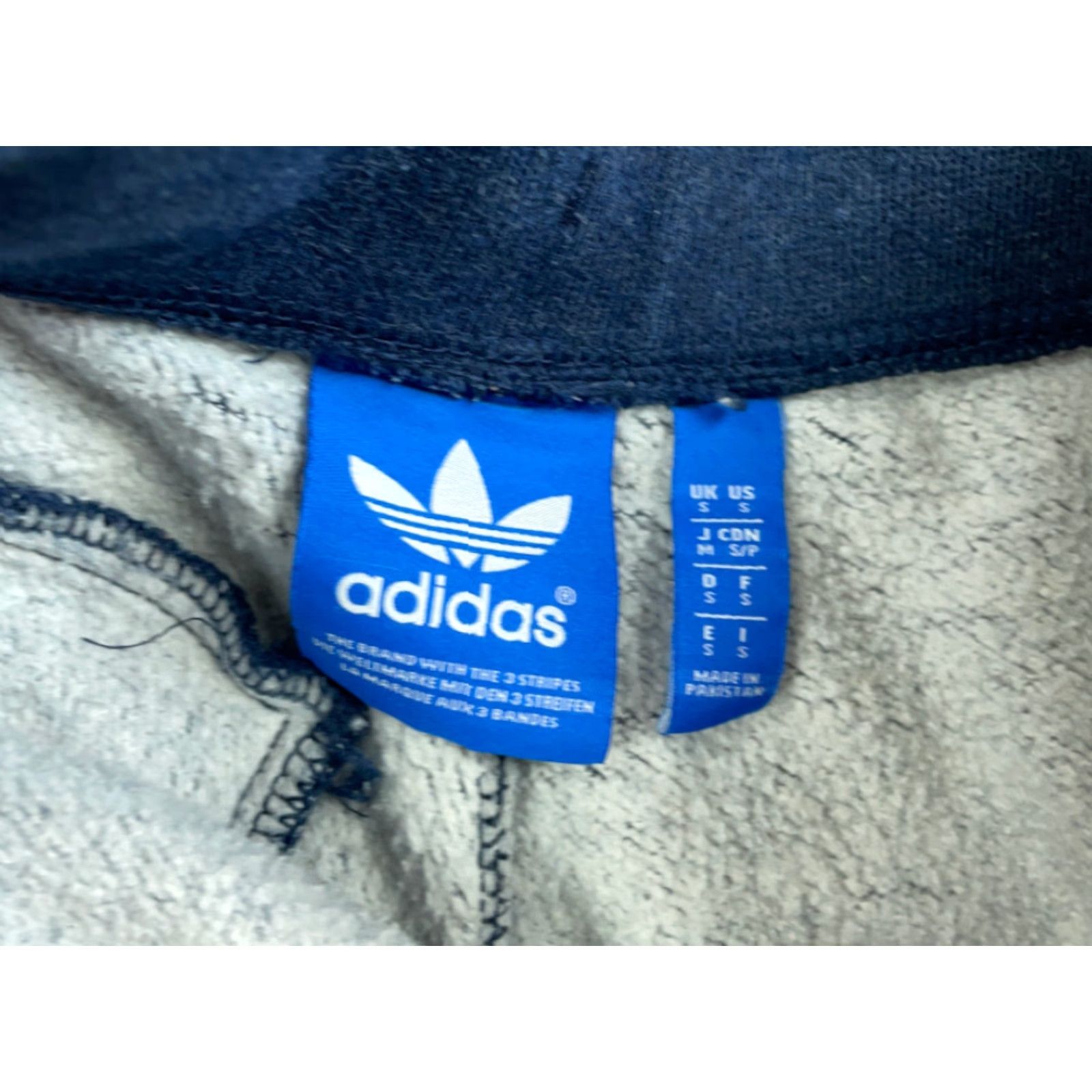 Nike adidas Blue Sweat Shorts Drawstring Inseam 9" Small Elastic Waist Pockets Adult Men Size US 29 - 4 Thumbnail