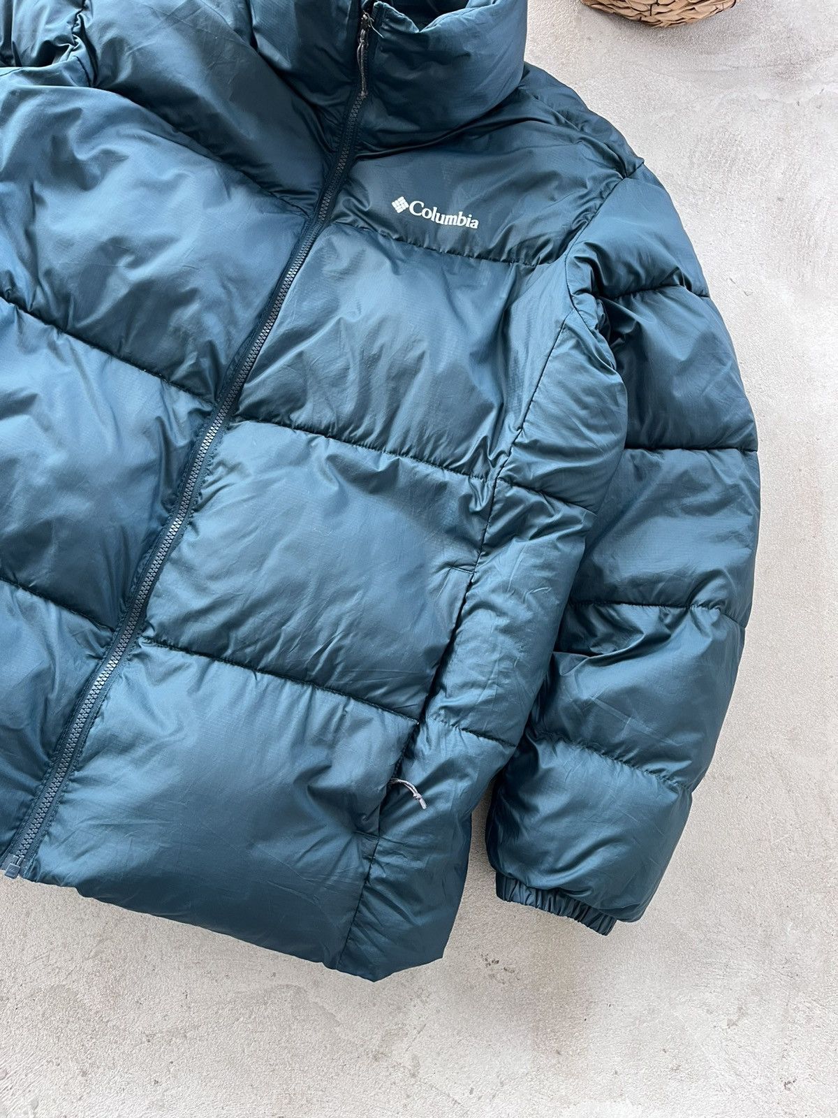 Columbia Vintage Columbia Long Puffer Jacket Blue Small Logo Outdoor Size US L / EU 52-54 / 3 - 6 Thumbnail