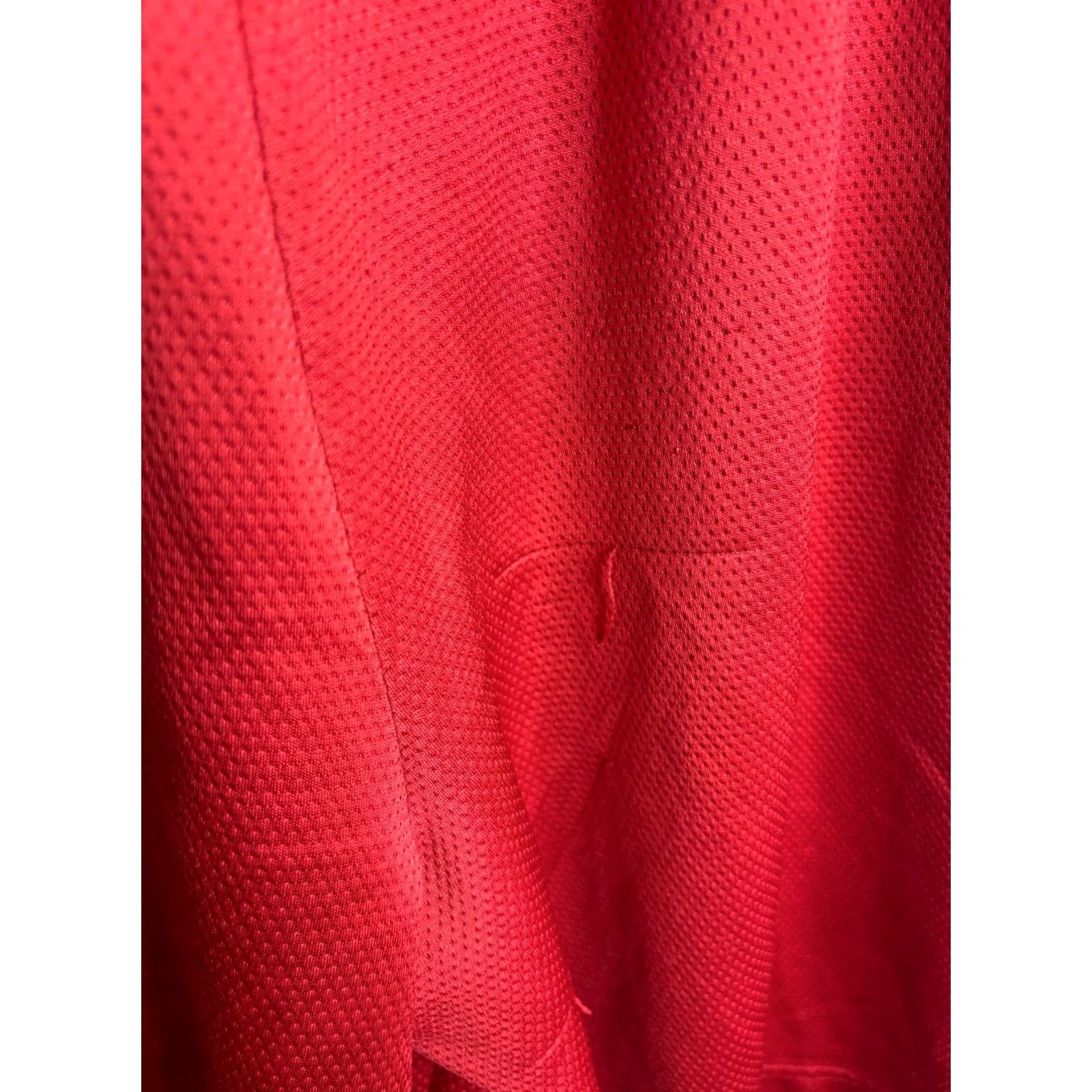 Nike Nike Vintage Basketball Shorts Mens M Red Shimmer Dazzle Satin Polyester Drawstring Elastic Waist 9in Inseam 4680 Size US 31 - 6 Thumbnail