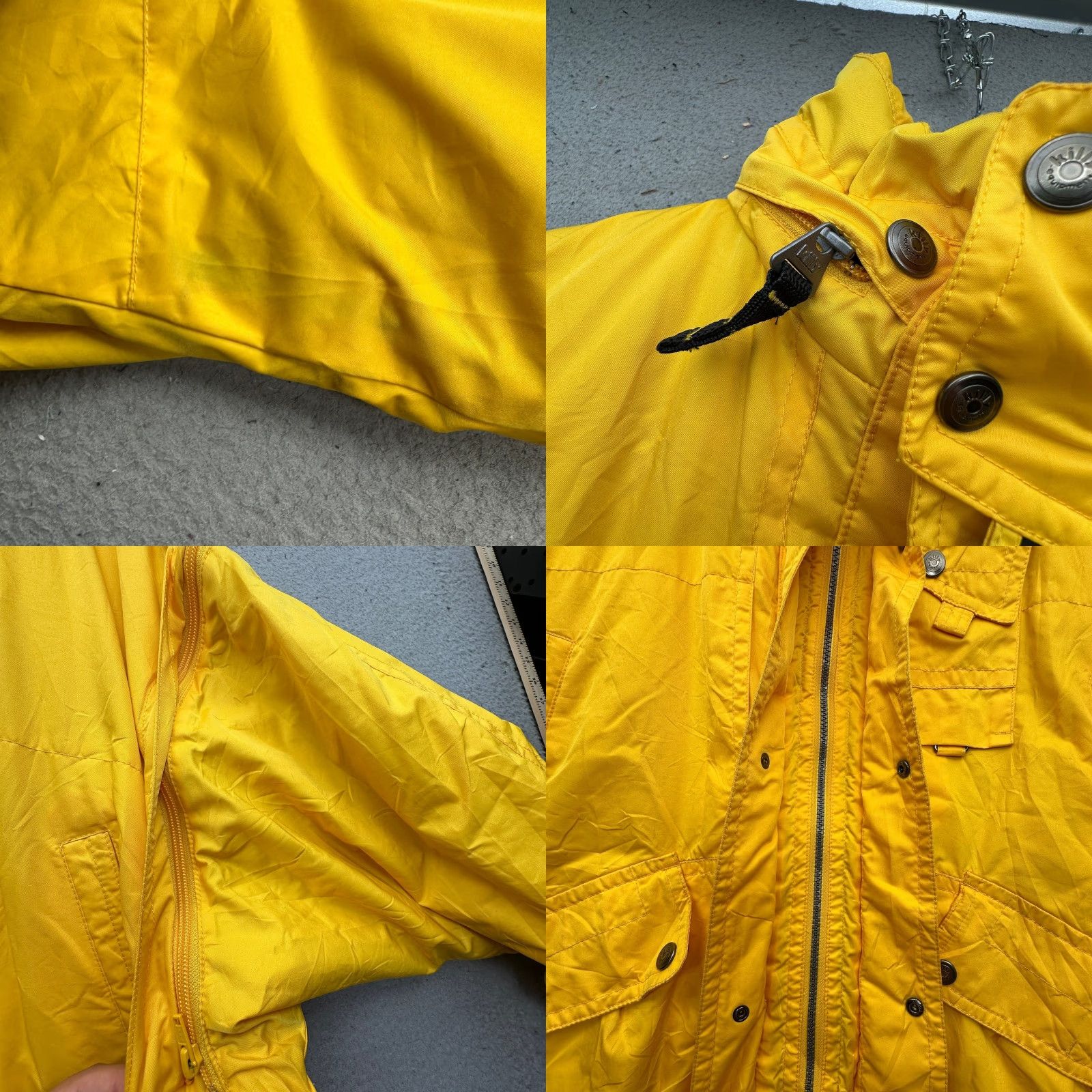 Equipment Killy Recco Jacket Mens Large Yellow Hooded Polyester Ski 44 Regular Parka Jacket Accessories Size US L / EU 52-54 / 3 - 9 Thumbnail