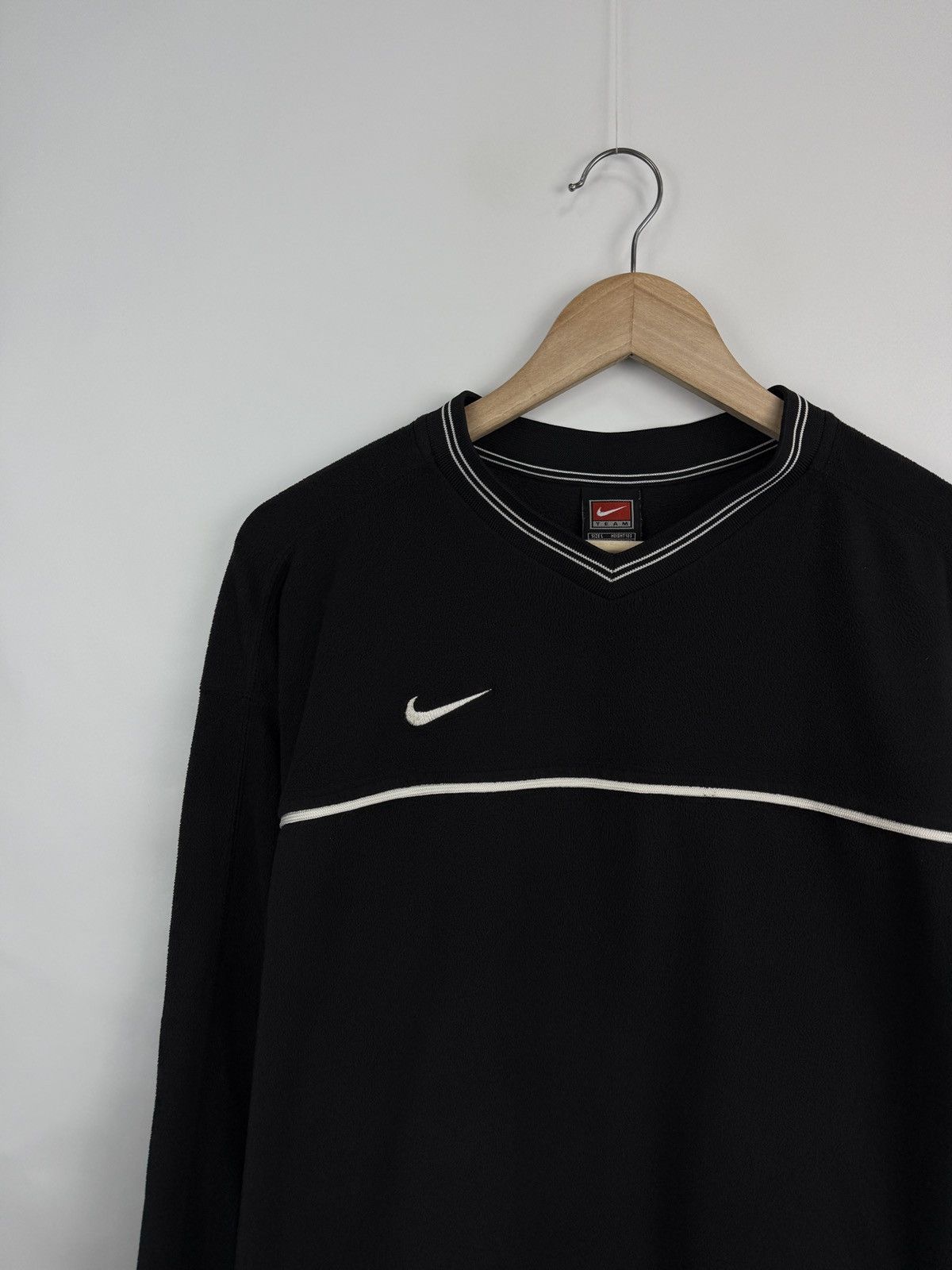 Nike 🇺🇸 Vintage 90s Nike Team Fleece Sweatshirt Rare Retro Y2K Size US L / EU 52-54 / 3 - 2 Thumbnail