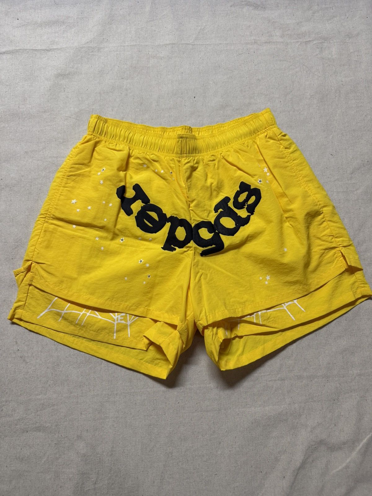 sp5der OG Web Double layer shorts
