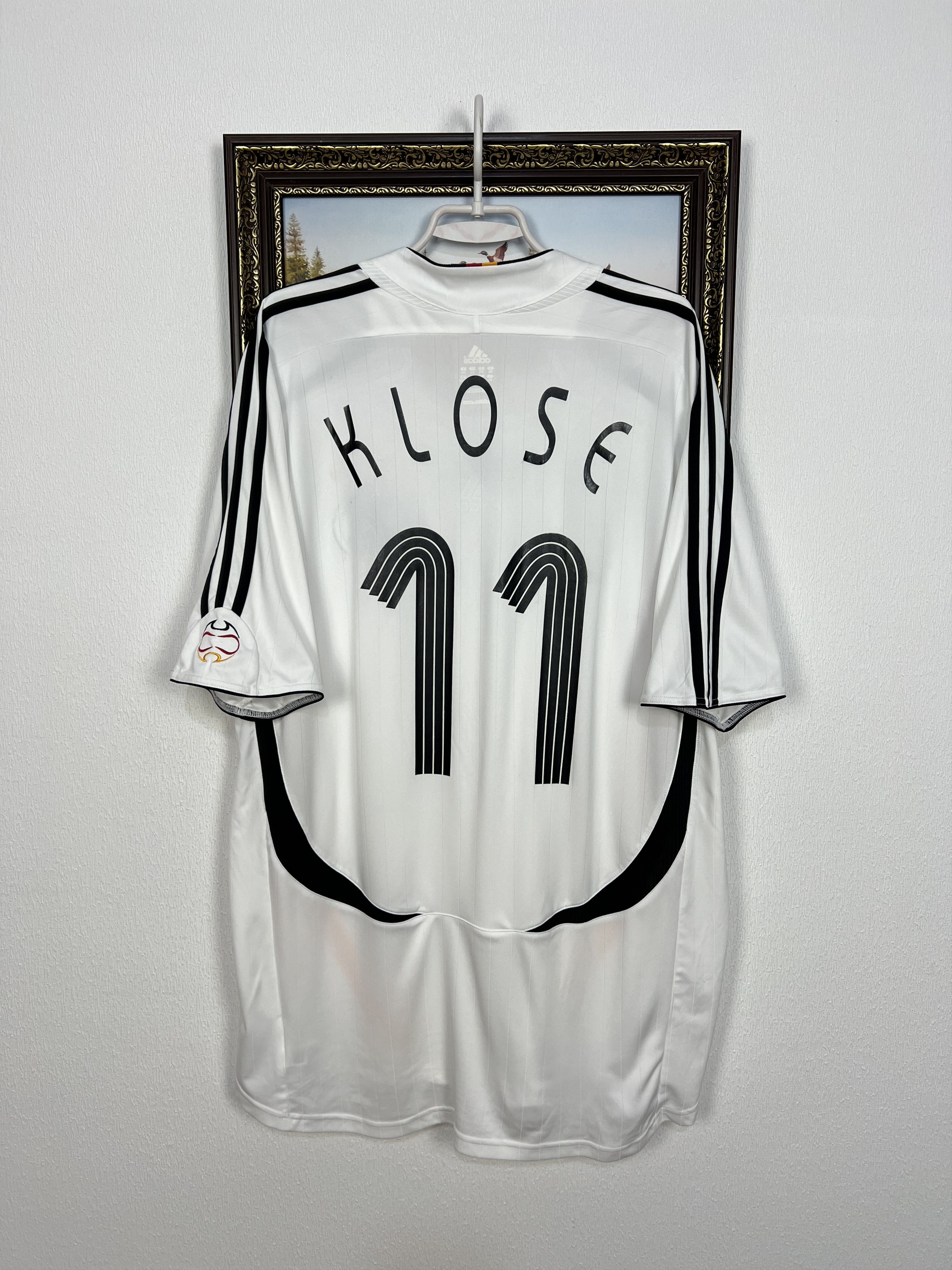 Germany Home football shirt 2005 Soccer #11 Klose Adidas