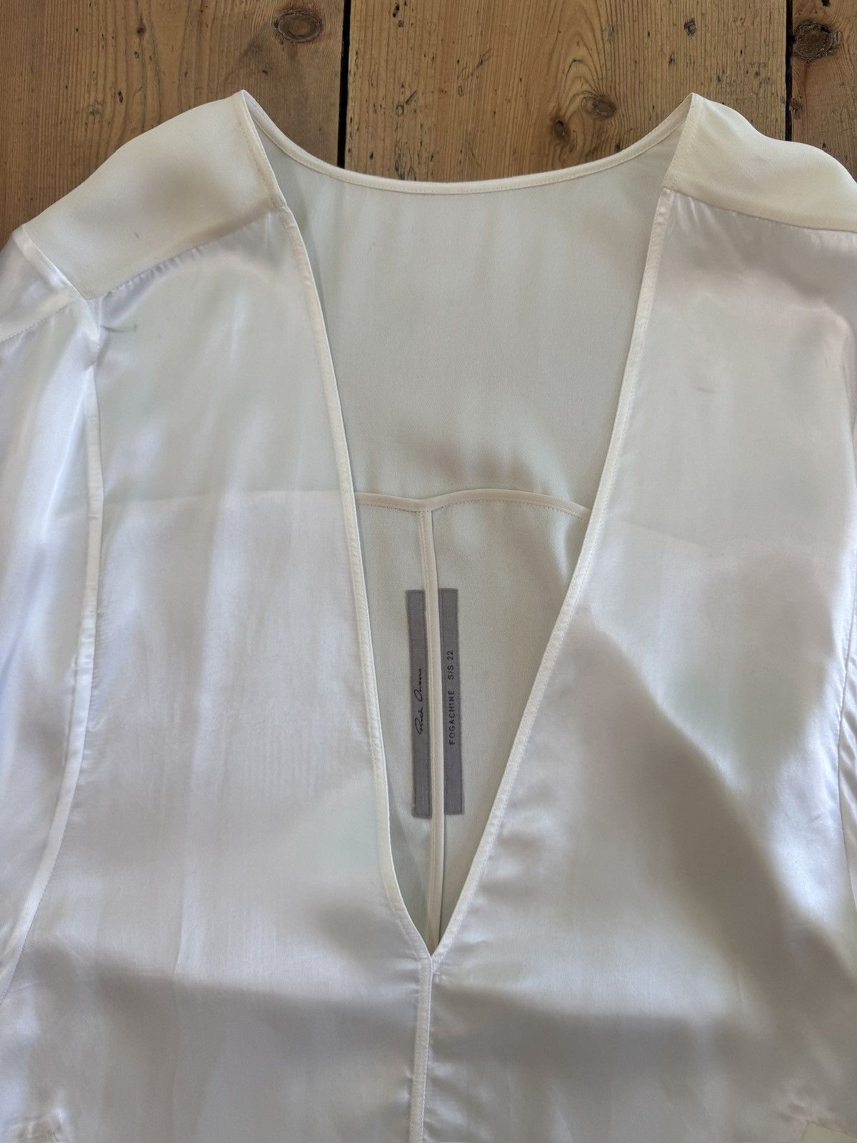 Rick Owens Fogachine runway deep v tunic tee Size US M / EU 48-50 / 2 - 3 Thumbnail