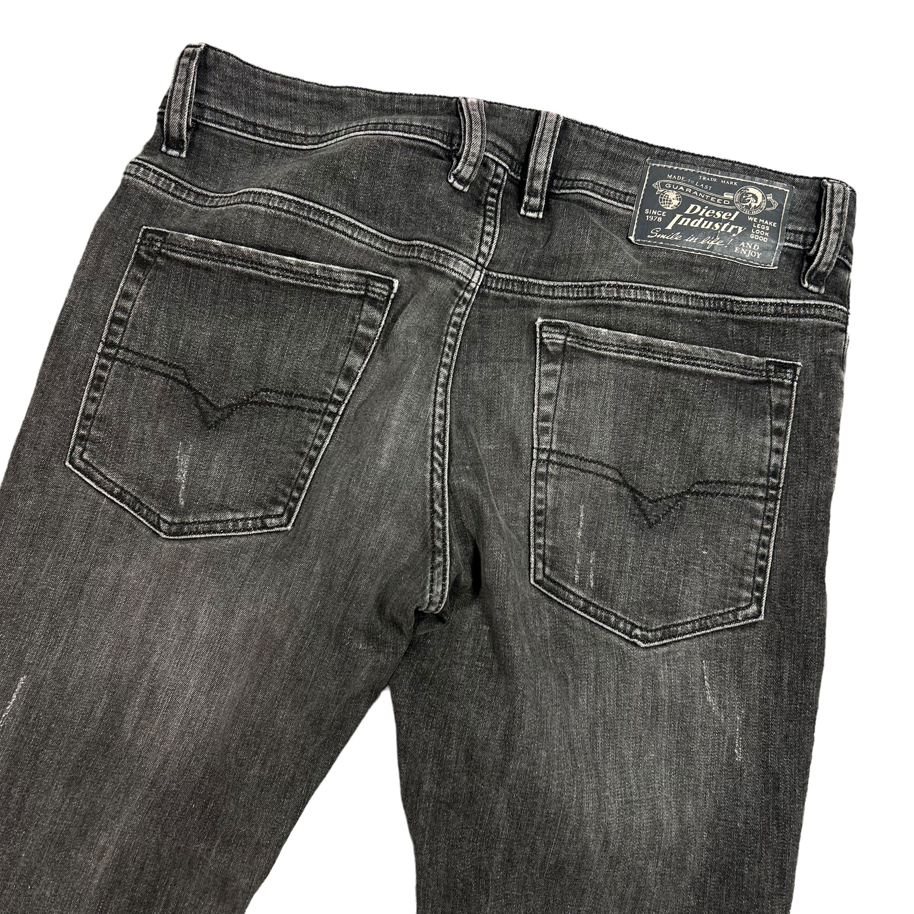 Diesel Diesel Troxer Slim Skinny Black Stretch Denim W32L32 Size US 32 / EU 48 - 4 Thumbnail