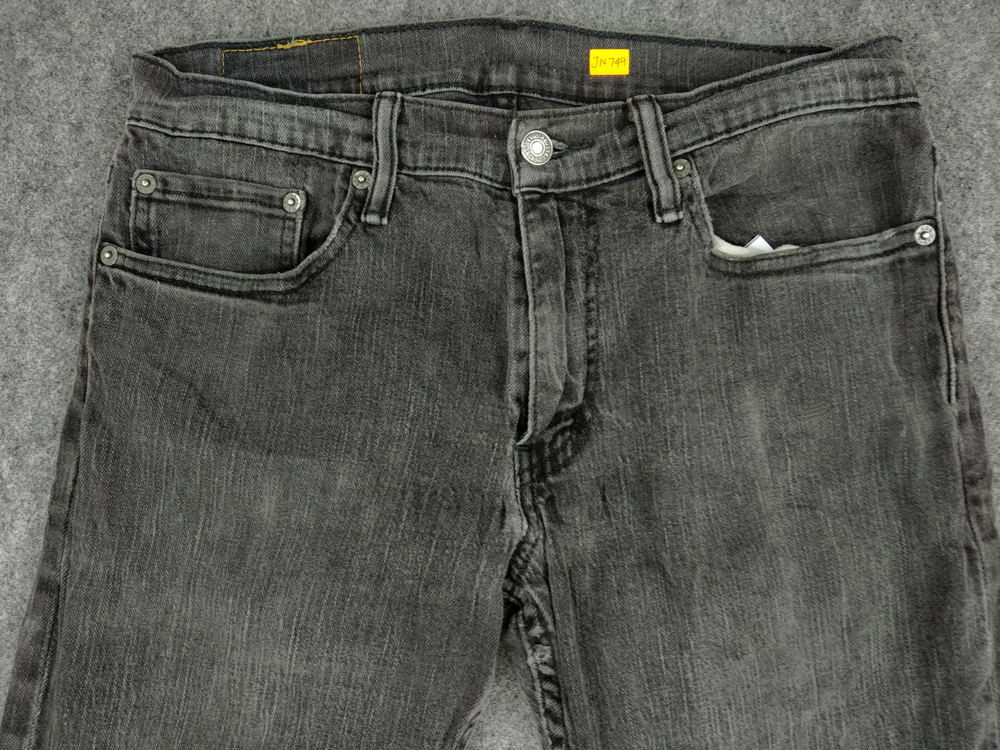Levi's Black Vintage Levi's 514 Stretchable Denim 31 x 31.5 -JN749 Size US 31 - 3 Thumbnail
