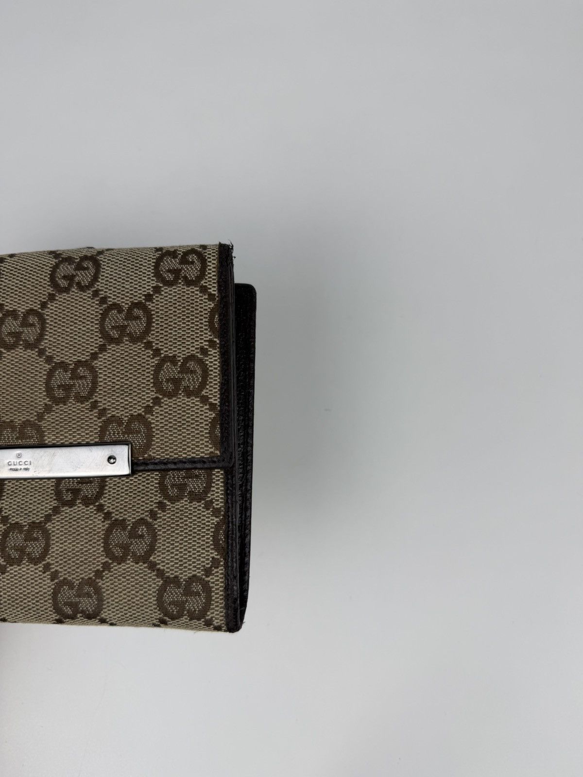 Gucci Gucci GG monogram canvas trifold wallet Size ONE SIZE - 3 Thumbnail