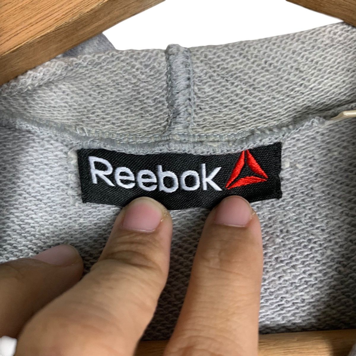 Reebok REEBOK Asymmetrical Half Zip Pullover Hoodies #1522-C68 Size US S / EU 44-46 / 1 - 14 Thumbnail